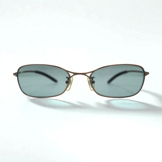 Ray-Ban レクタングル サングラス メタルフレーム ゴールド RB3210 026/82 55-18-130