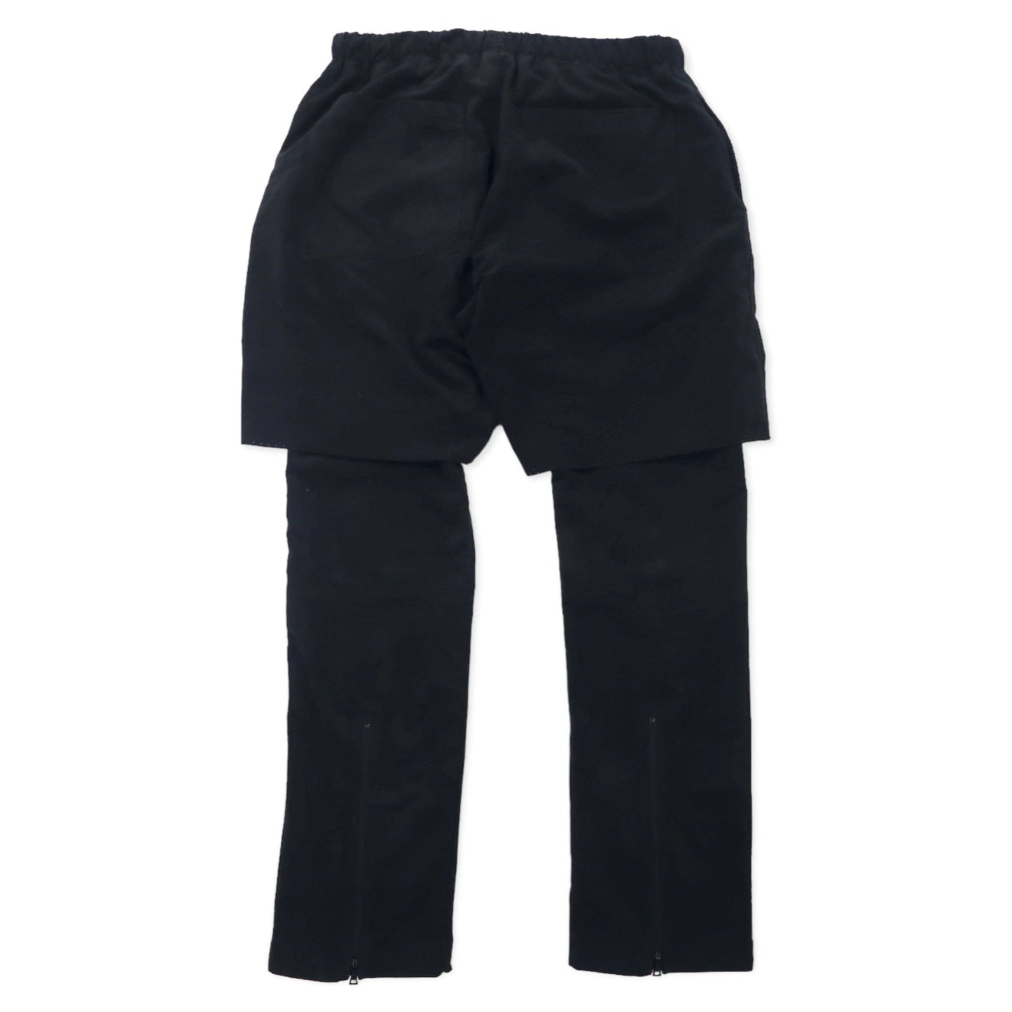 Sasquatch Fabrix フェイクスエードレザー レイヤードパンツ M ブラック ポリエステル 16AW-PA-007 日本製