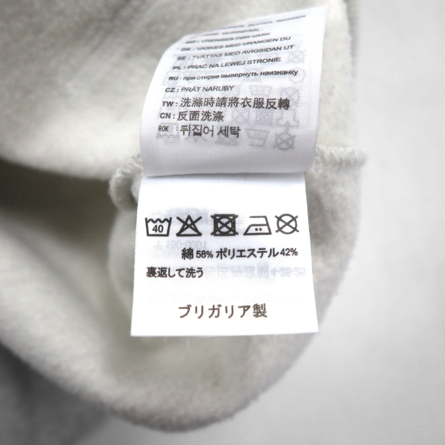 carhartt WIP プルオーバーパーカー HOODED CHASE SWEATSHIRT L 無地 ポケット 裏起毛 I015897 ブルガリア製