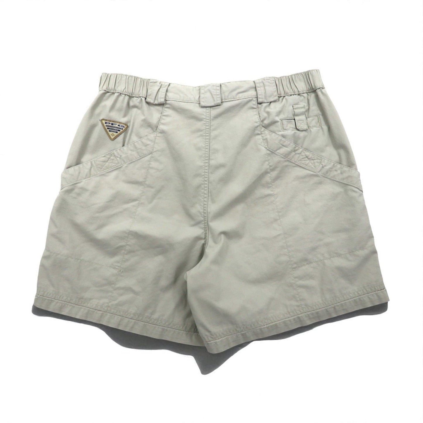 Columbia PFG ブッシュ ショートパンツ L ベージュ コットン ポケット FM8100