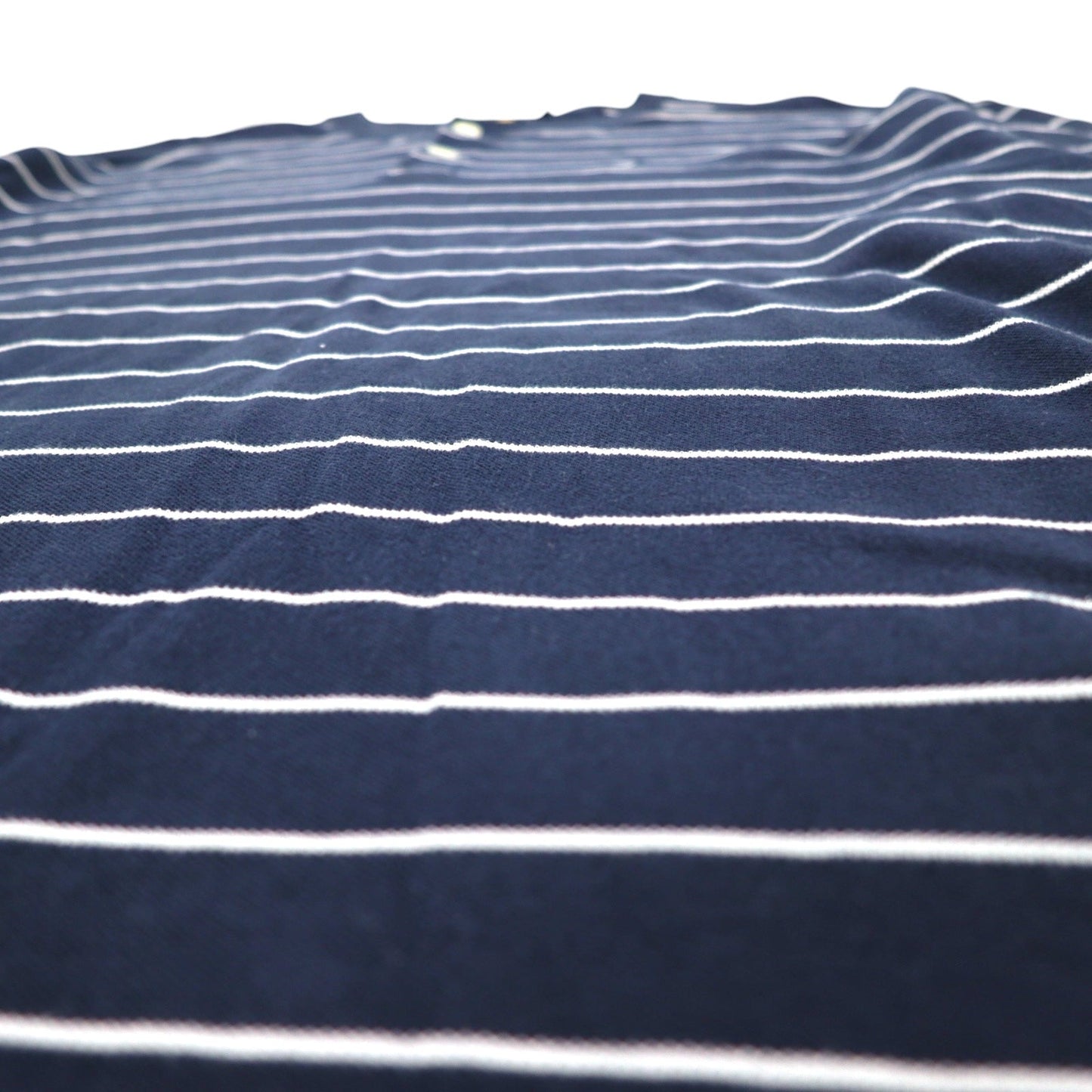 NAUTICA ヘンリーネック ロングスリーブTシャツ ロンT 3XL ネイビー ボーダー ビッグサイズ