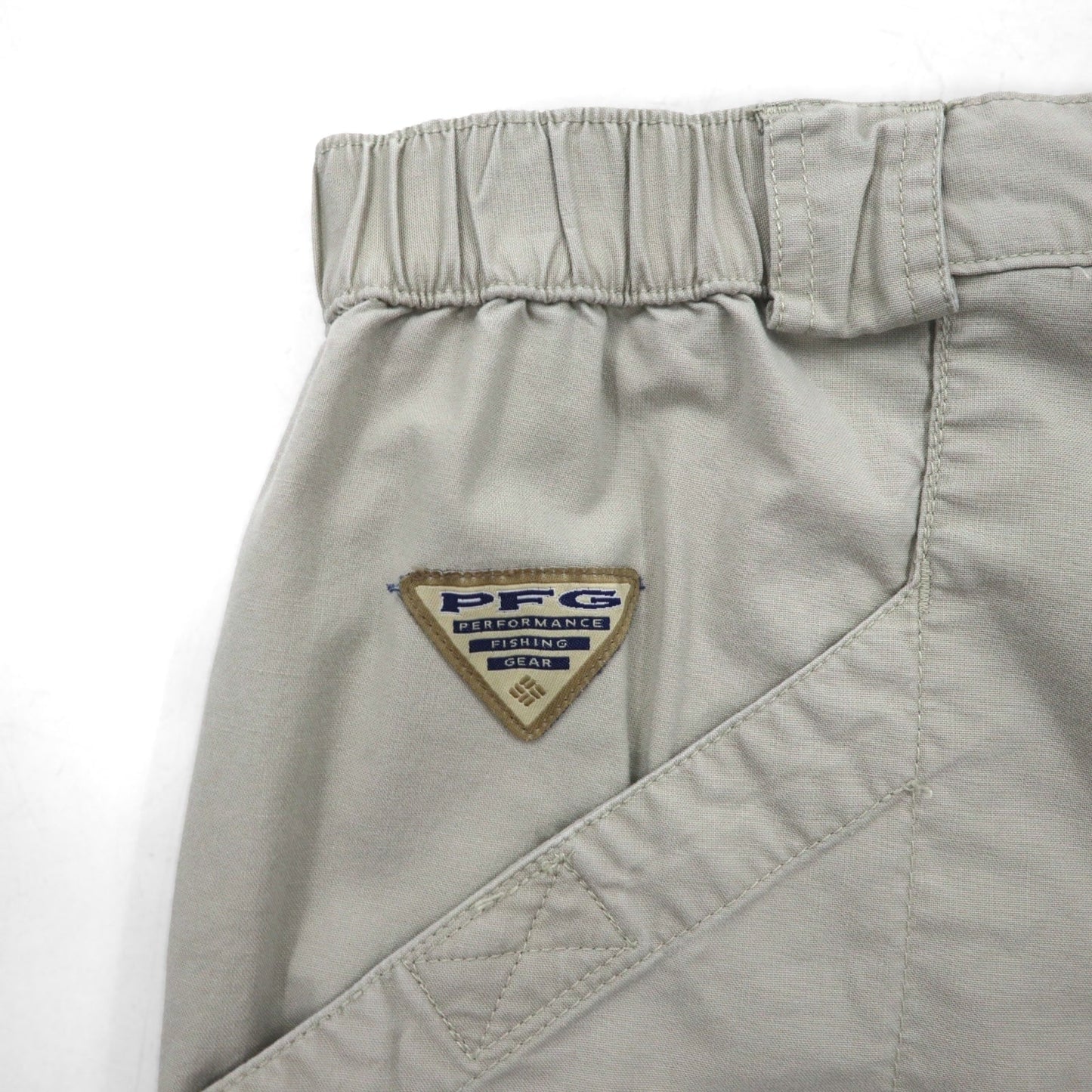 Columbia PFG ブッシュ ショートパンツ L ベージュ コットン ポケット FM8100