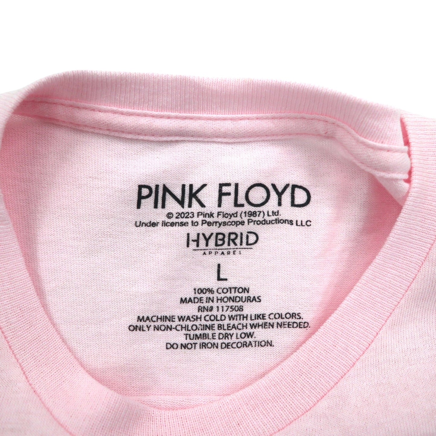 PINK FLOYD ピンクフロイド バンド Tシャツ L ピンク 狂気 オフィシャル ホンジュラス製