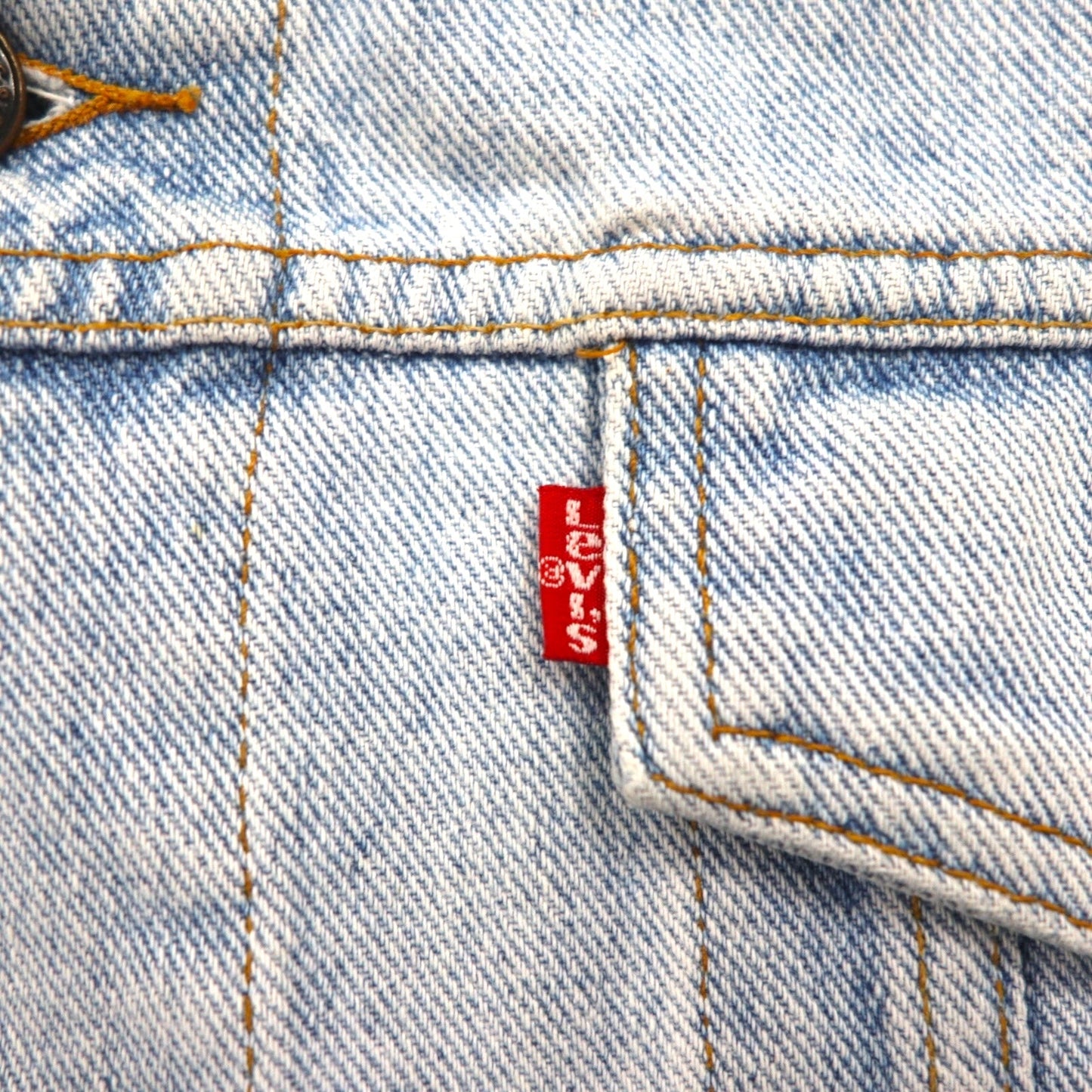 Levi's 90年代 USA製 デニムジャケット Gジャン L ライトブルー アイスウォッシュ 70507-4834