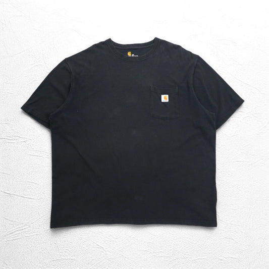carhartt オリジナルフィット ポケット Tシャツ ポケTee 2XL ORIGINAL FIT ブラック ビッグサイズ