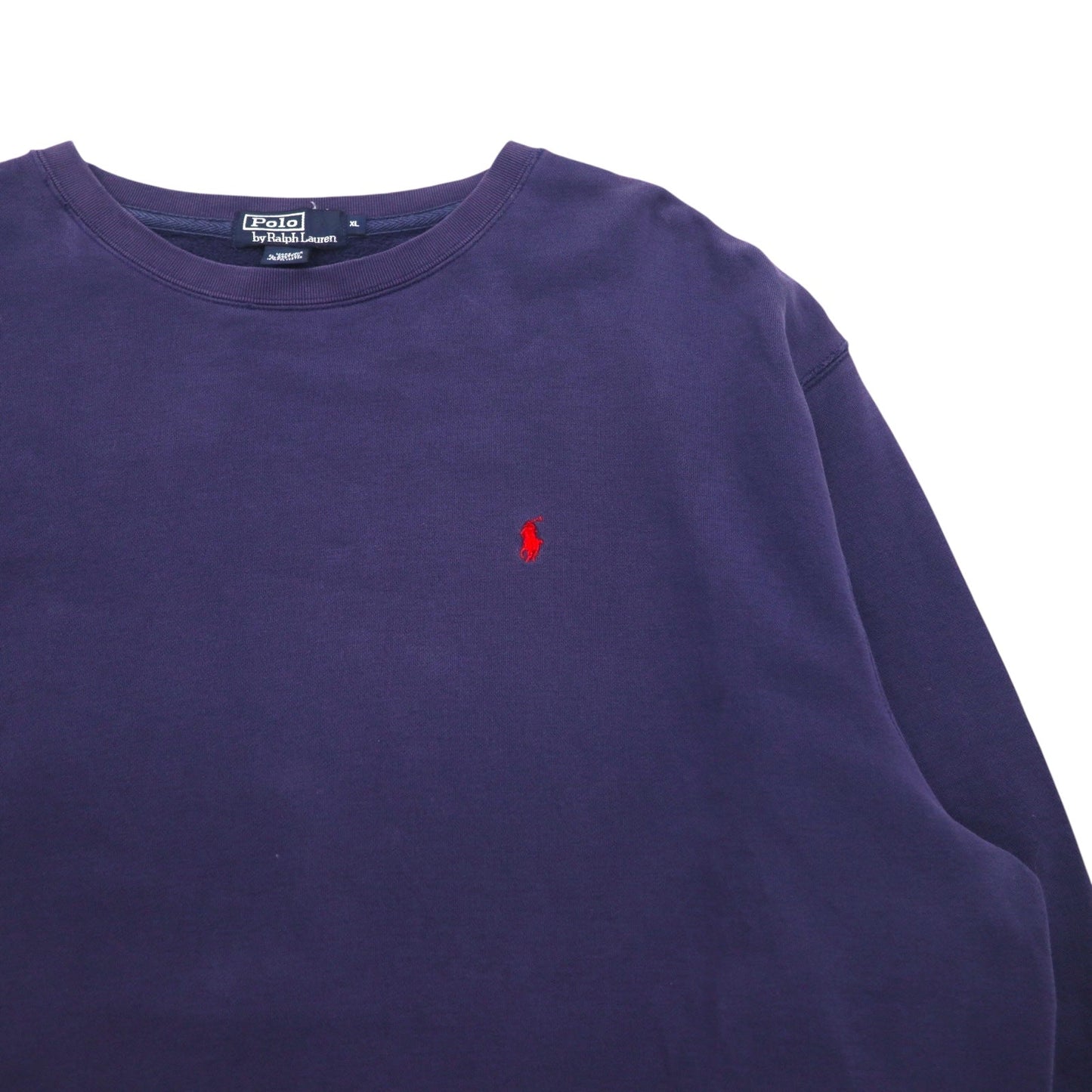 Polo by Ralph Lauren 90年代 スウェット トレーナー XL ネイビー コットン スモールポニー刺繍