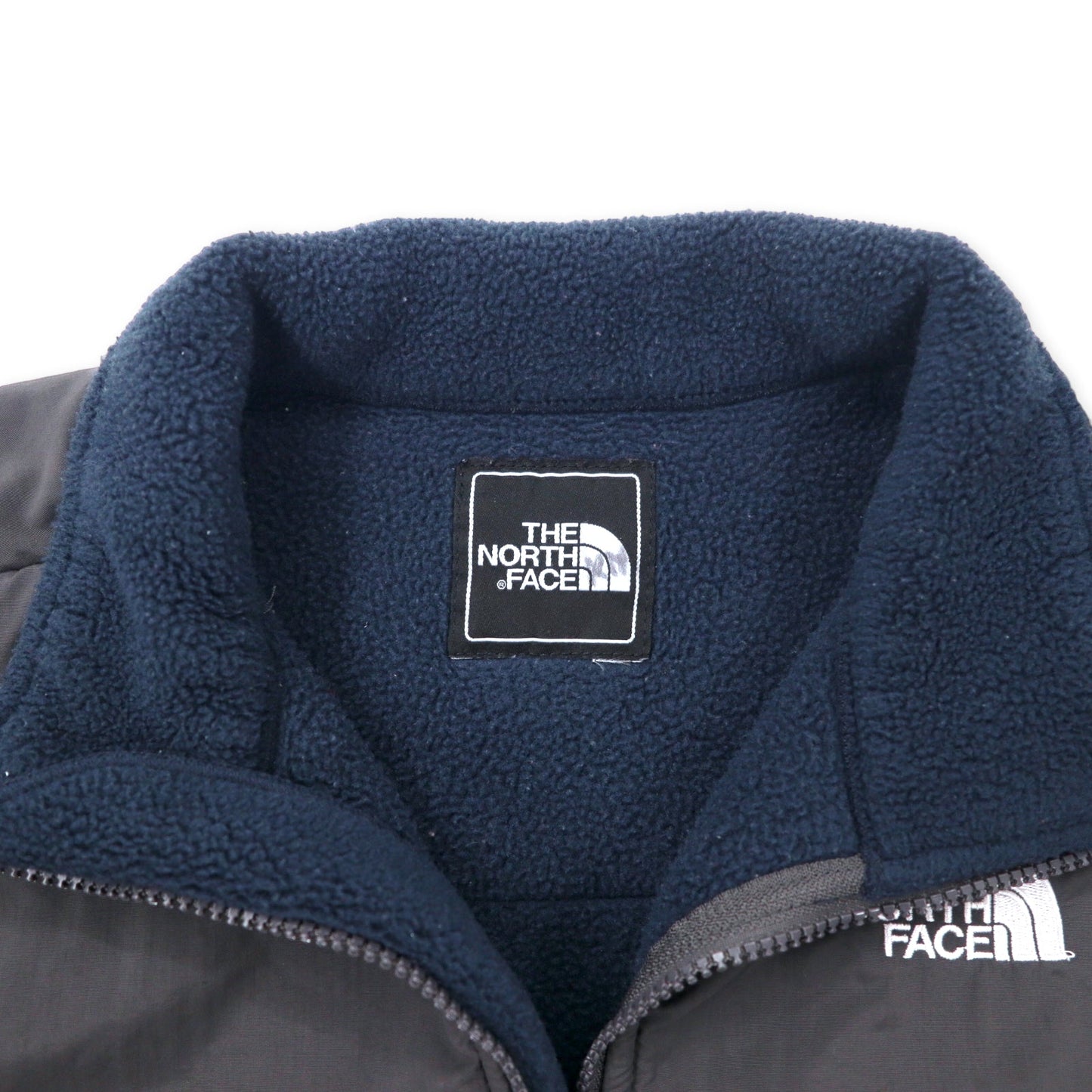 THE NORTH FACE デナリジャケット フリース S ネイビー POLARTEC ポリエステル ロゴ刺繍