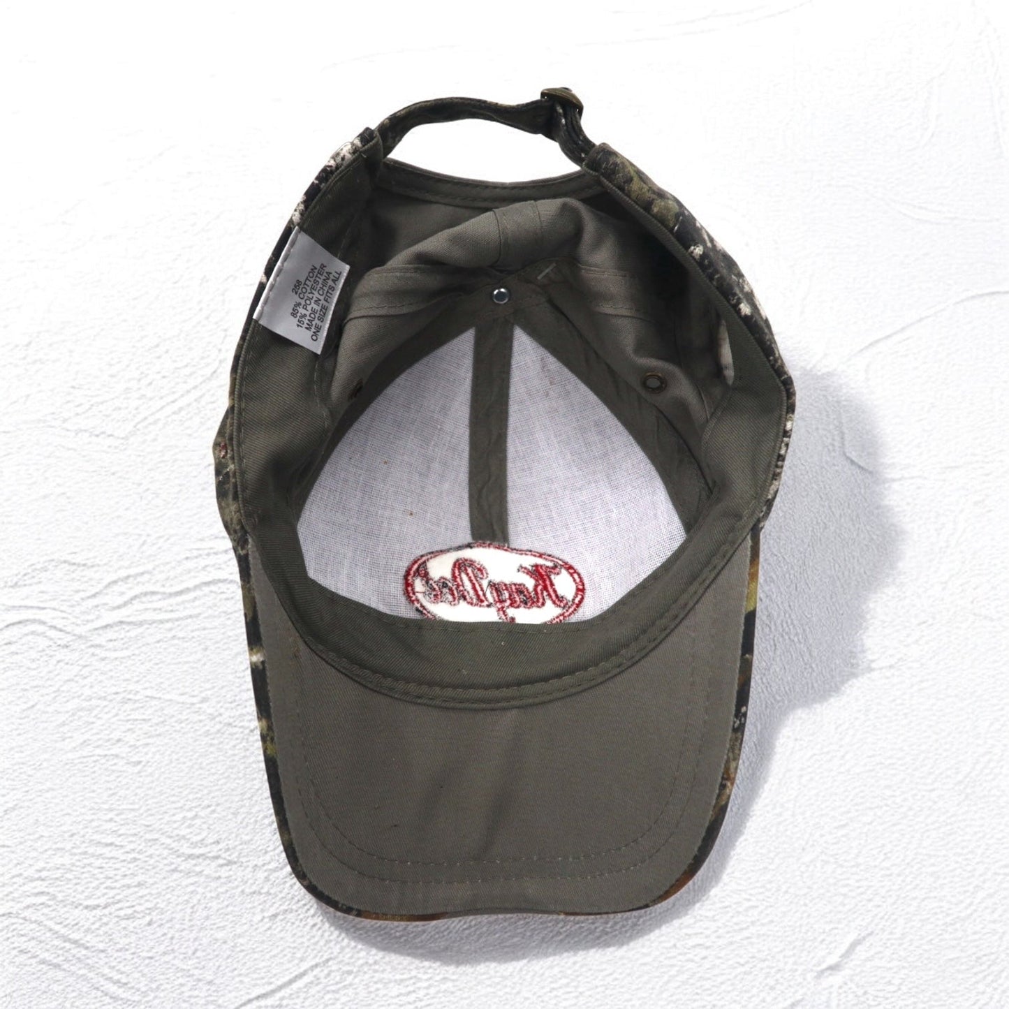 MOSSY OAK 90年代 リアルツリーカモ アウトドア キャップ FREE ベルト カーキ Kay Dee 刺繍 未使用品