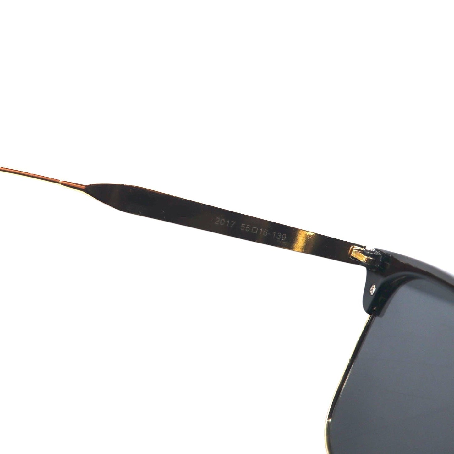 GENTLE MONSTER サングラス ハーフリム クラブマスター スクエア ブラック ゴールド 2017 55◻︎15-139