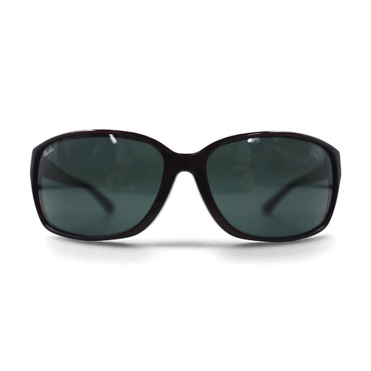 Ray-Ban ビッグフレーム スクエア サングラス ボルドー プラスチック RB2161