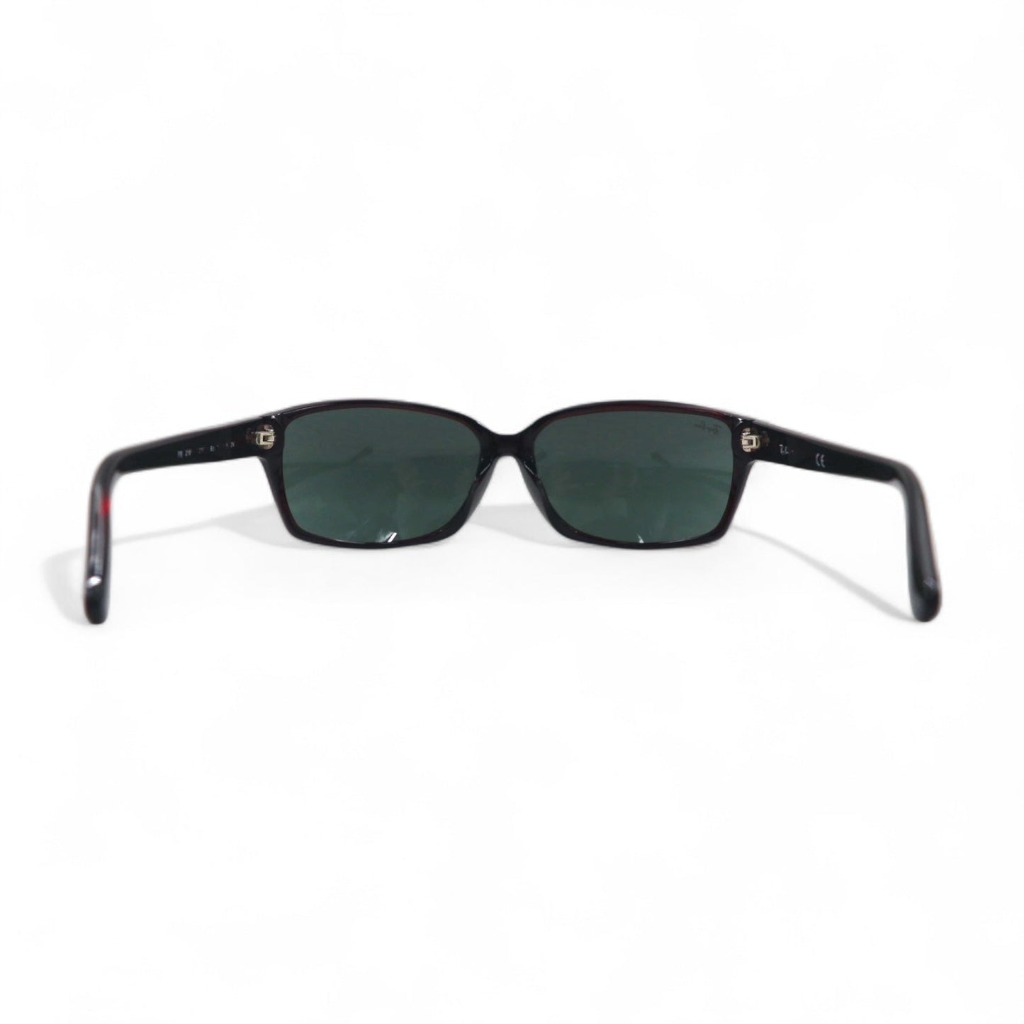 Ray-Ban ビッグフレーム スクエア サングラス ボルドー プラスチック RB2161