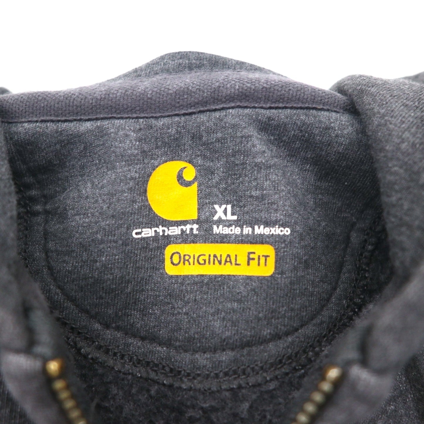 carhartt レインディフェンダー Rain Defender パクストン ヘビーウェイト フルジップパーカー Paxton Heavyweight Hooded Zip-Front Sweatshirt XL グレー 裏起毛 100614