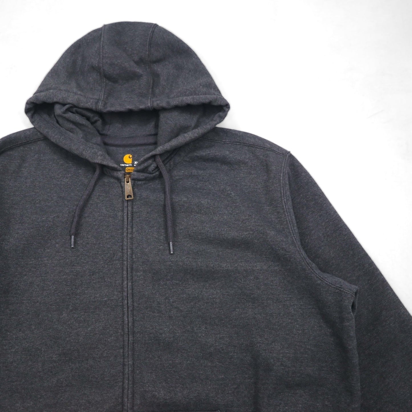 carhartt レインディフェンダー Rain Defender パクストン ヘビーウェイト フルジップパーカー Paxton Heavyweight Hooded Zip-Front Sweatshirt XL グレー 裏起毛 100614