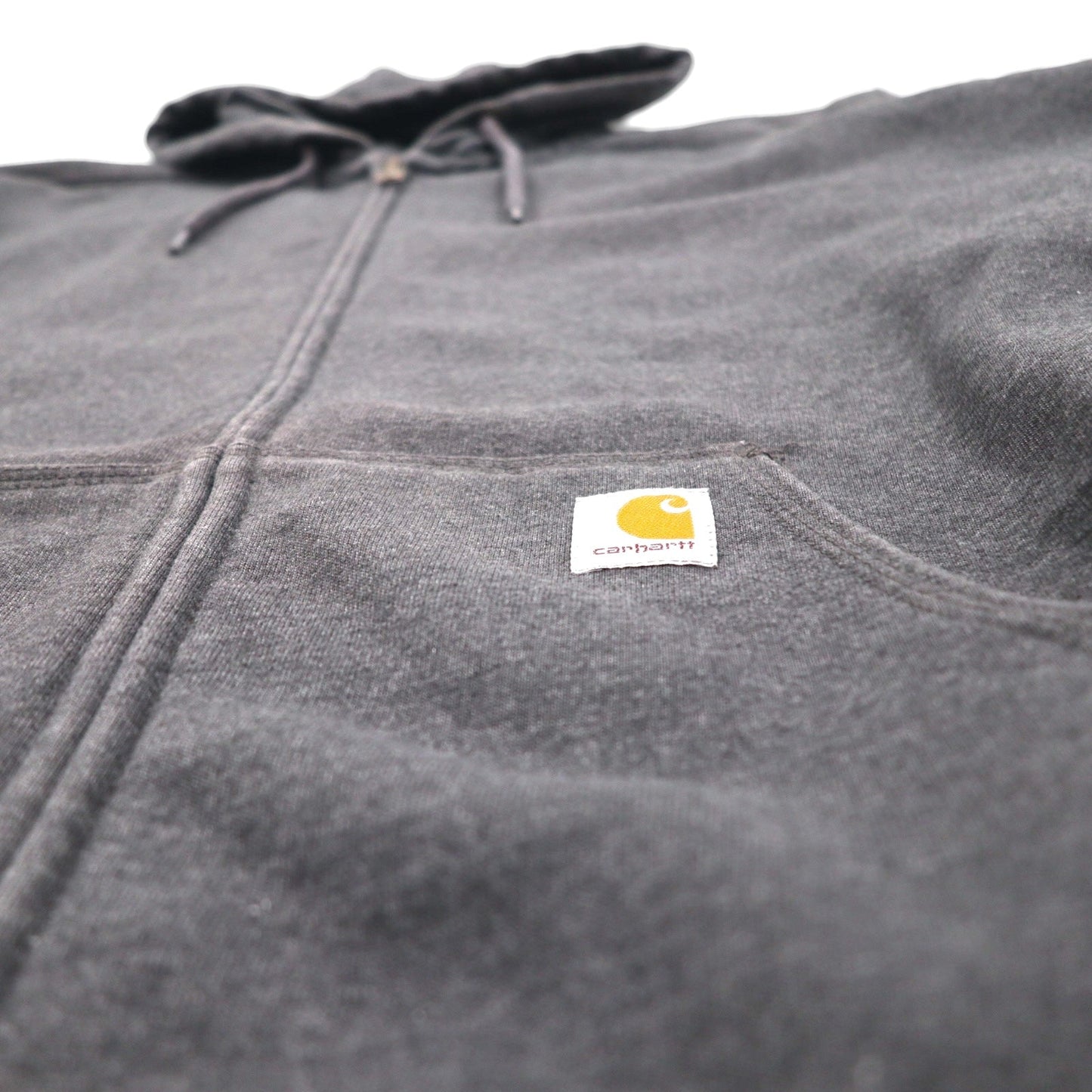 carhartt レインディフェンダー Rain Defender パクストン ヘビーウェイト フルジップパーカー Paxton Heavyweight Hooded Zip-Front Sweatshirt XL グレー 裏起毛 100614