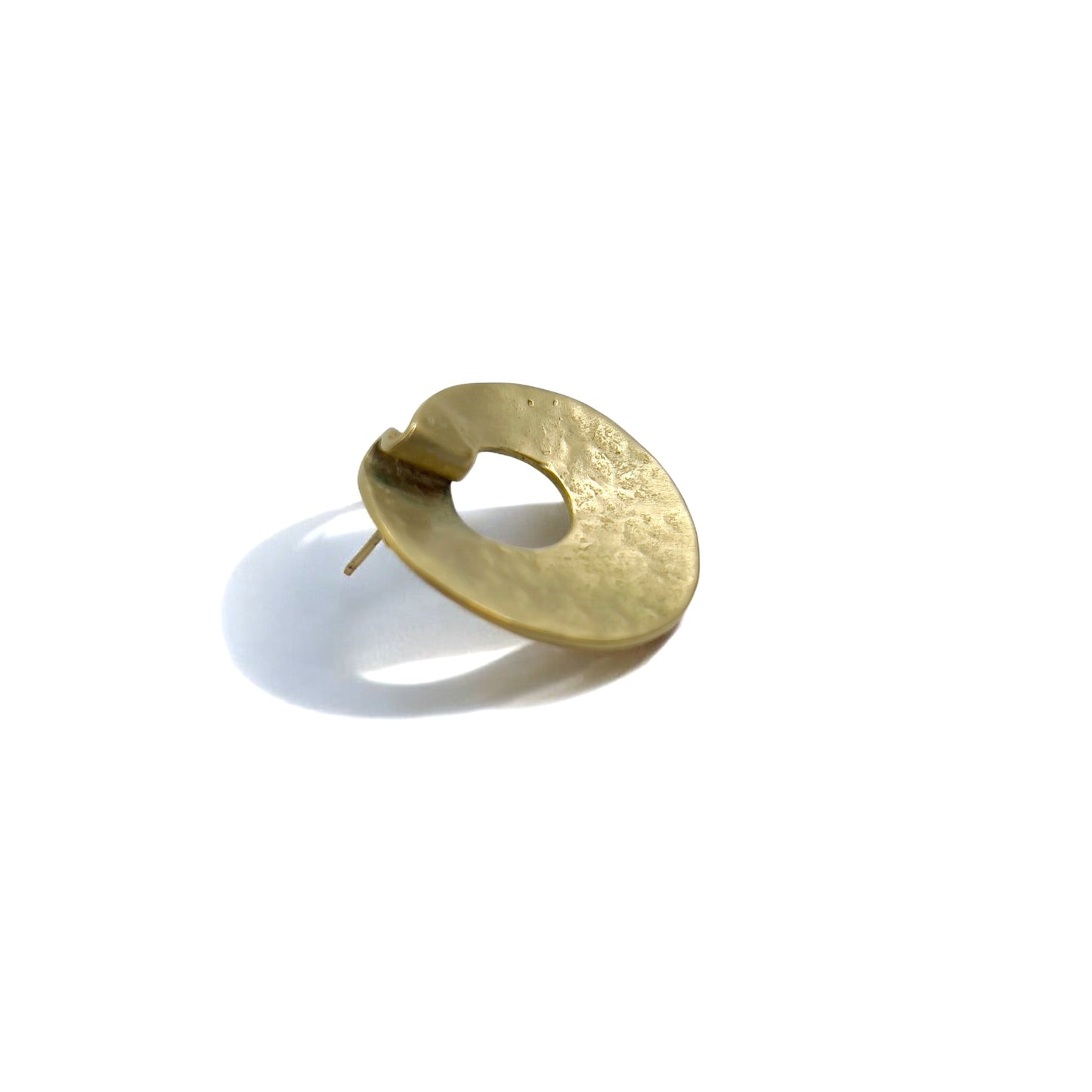 blanciris サークル ピアス ゴールド 鎚目 ハンマーワーク ESTNATION 取扱い