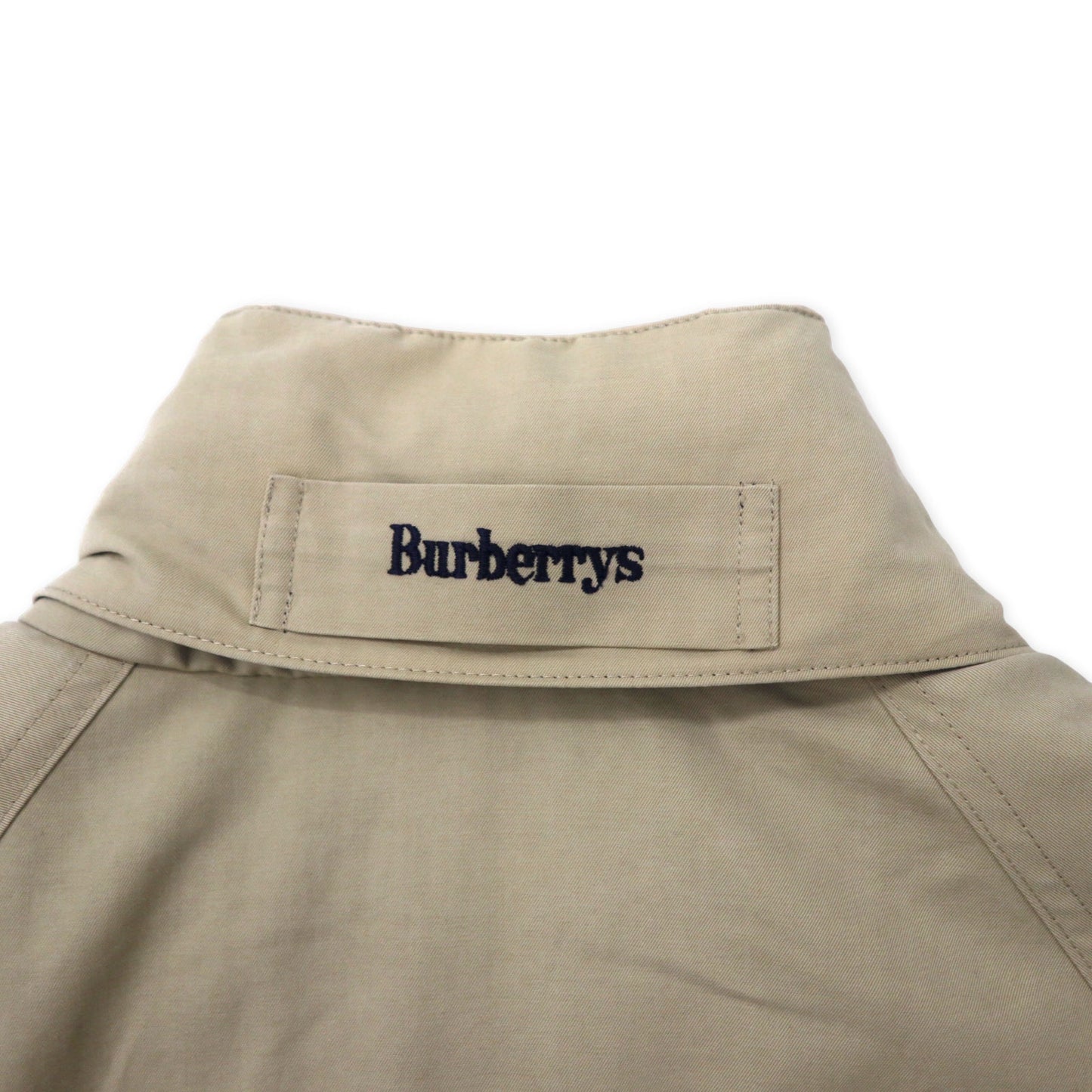 Burberrys スウィングトップ ハリントンジャケット LY ベージュ コットン ポリエステル フード収納式 キルティングライナー着脱式 オールド 日本製