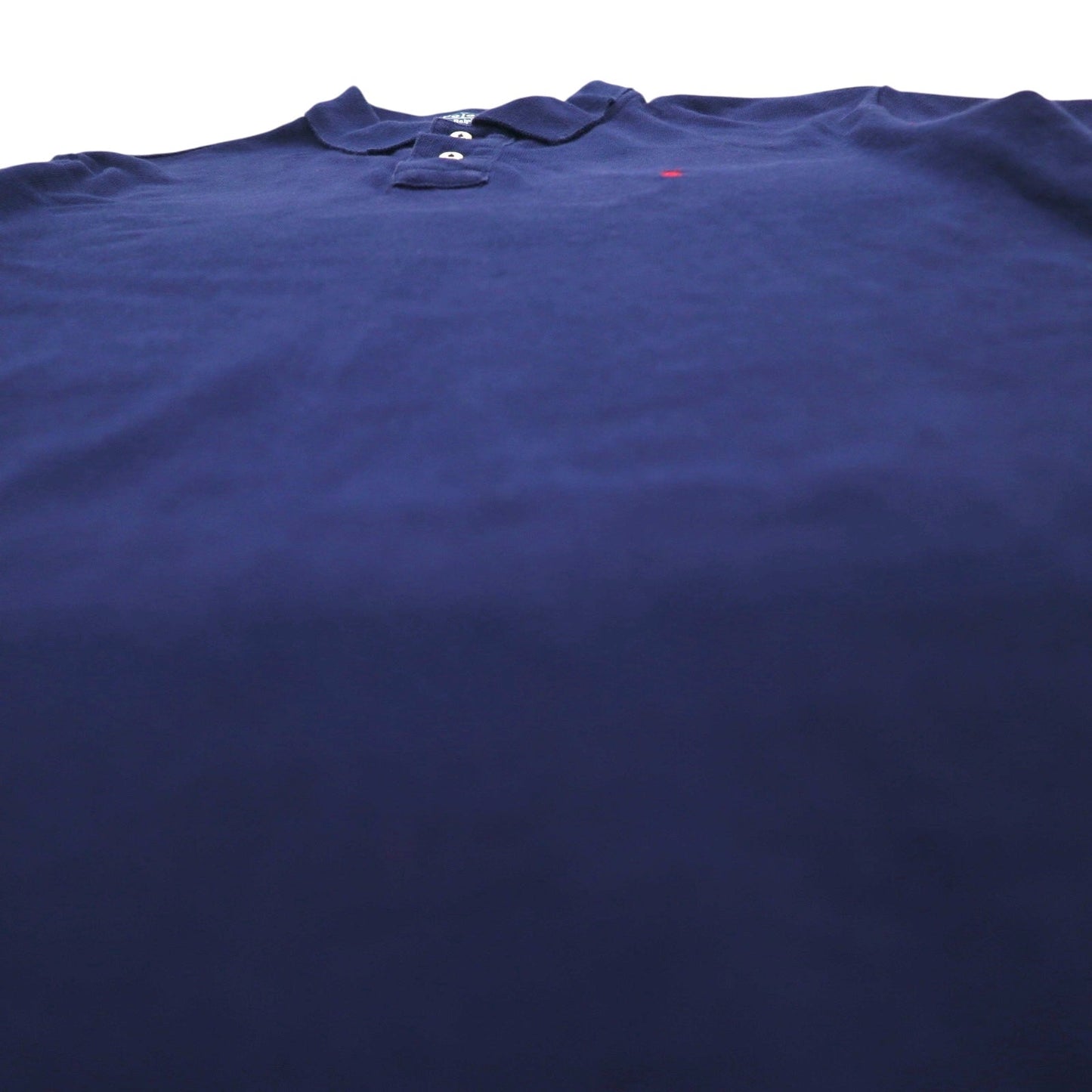 Polo by Ralph Lauren 90年代 ポロシャツ L ネイビー コットン 鹿の子 スモールポニー刺繍