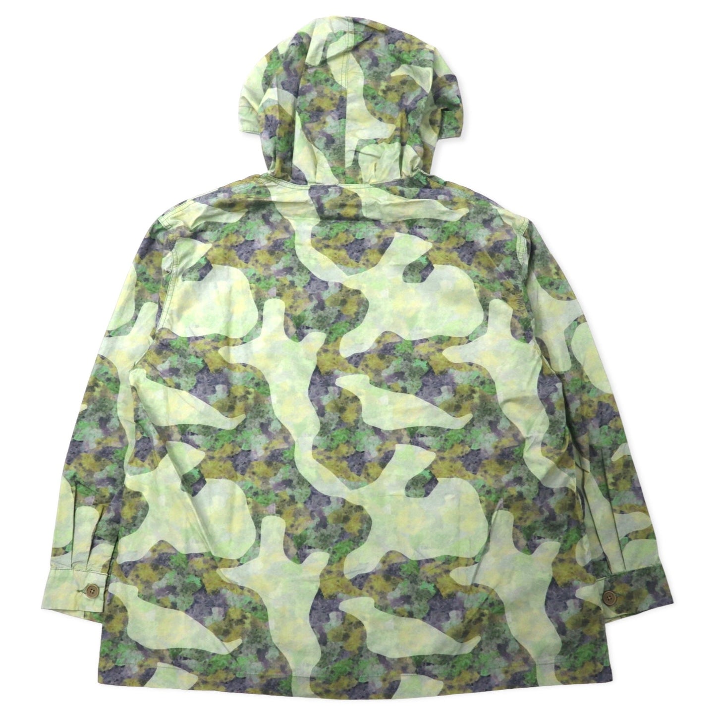 JOHNBULL ライトウェザー アノラックパーカー スノーパーカー M カーキ カモフラ コットン JM231S07