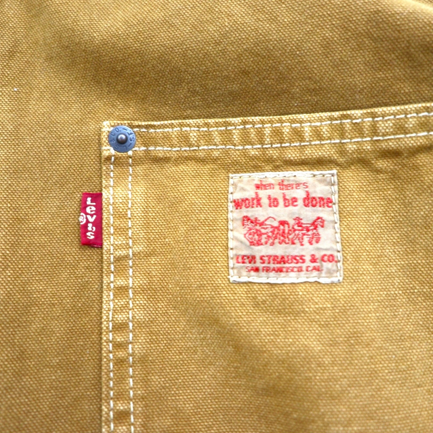 Levi's ダック地 ワーク トラッカージャケット Sunrise Trucker Jacket L ブラウン A4820-0004