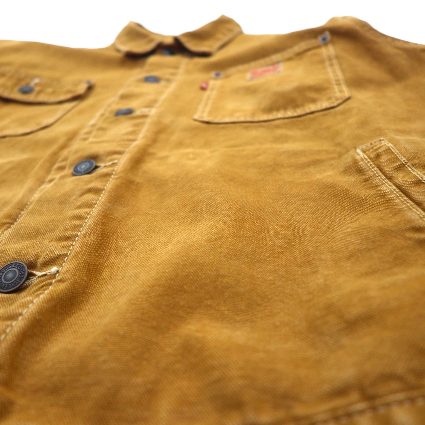 Levi's ダック地 ワーク トラッカージャケット Sunrise Trucker Jacket L ブラウン A4820-0004