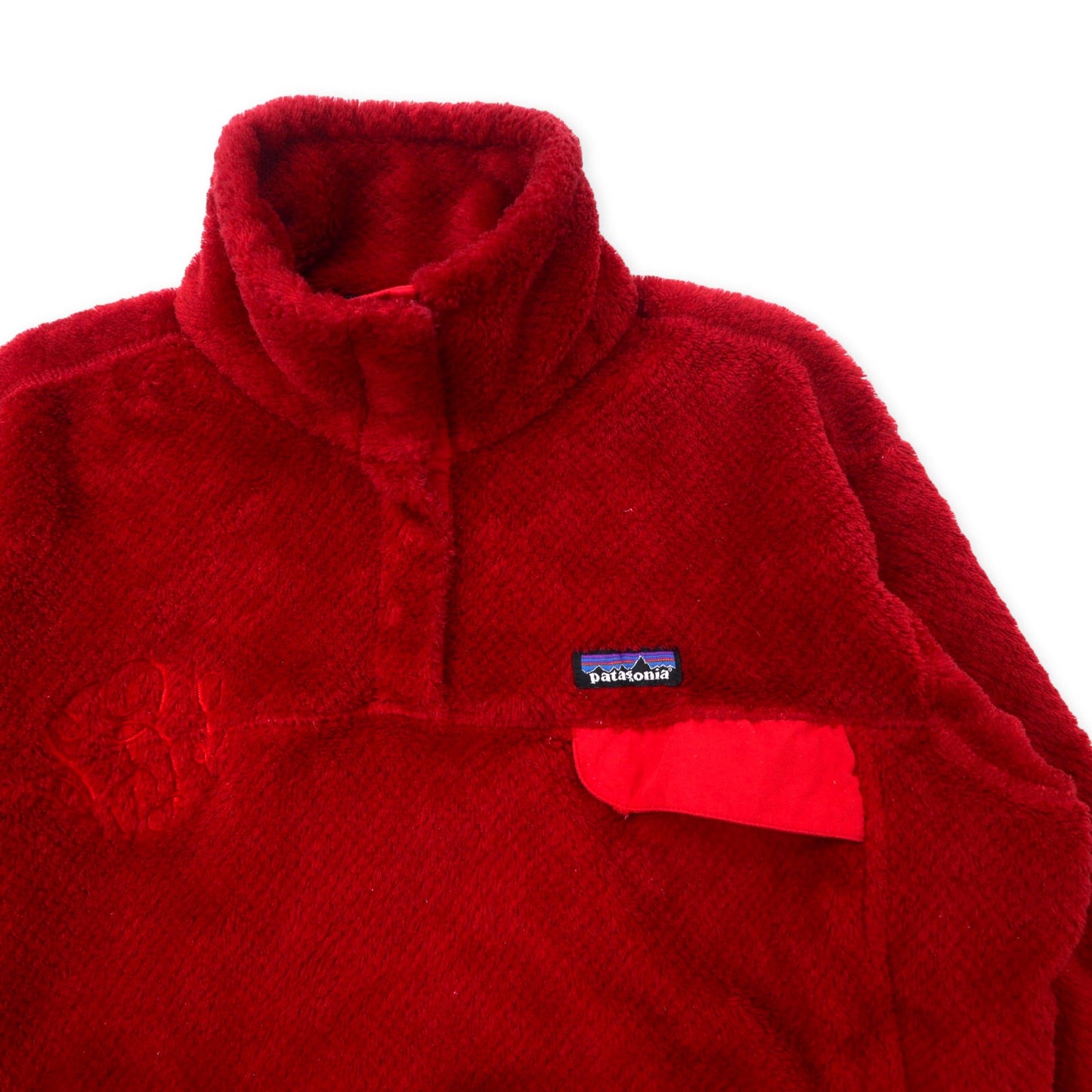 patagonia リツール スナップT フリースジャケット M レッド POLARTEC ポリエステル 25442FA12
