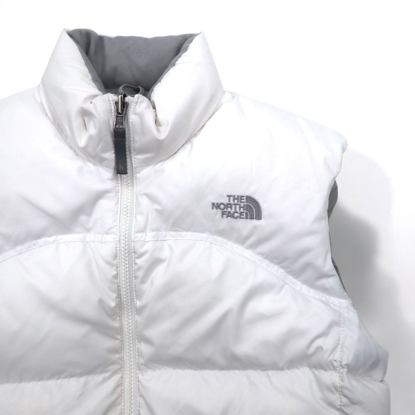 THE NORTH FACE 600フィル ヌプシ NUPTSE ダウンベスト XL ホワイト ポリエステル US規格