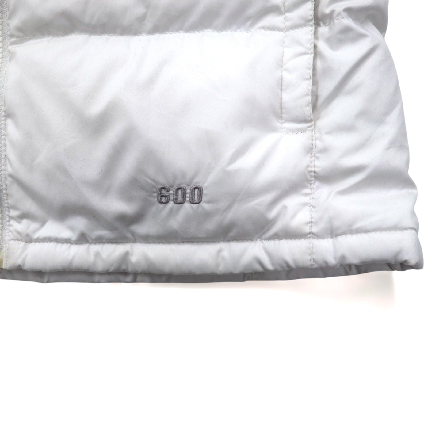 THE NORTH FACE 600フィル ヌプシ NUPTSE ダウンベスト XL ホワイト ポリエステル US規格