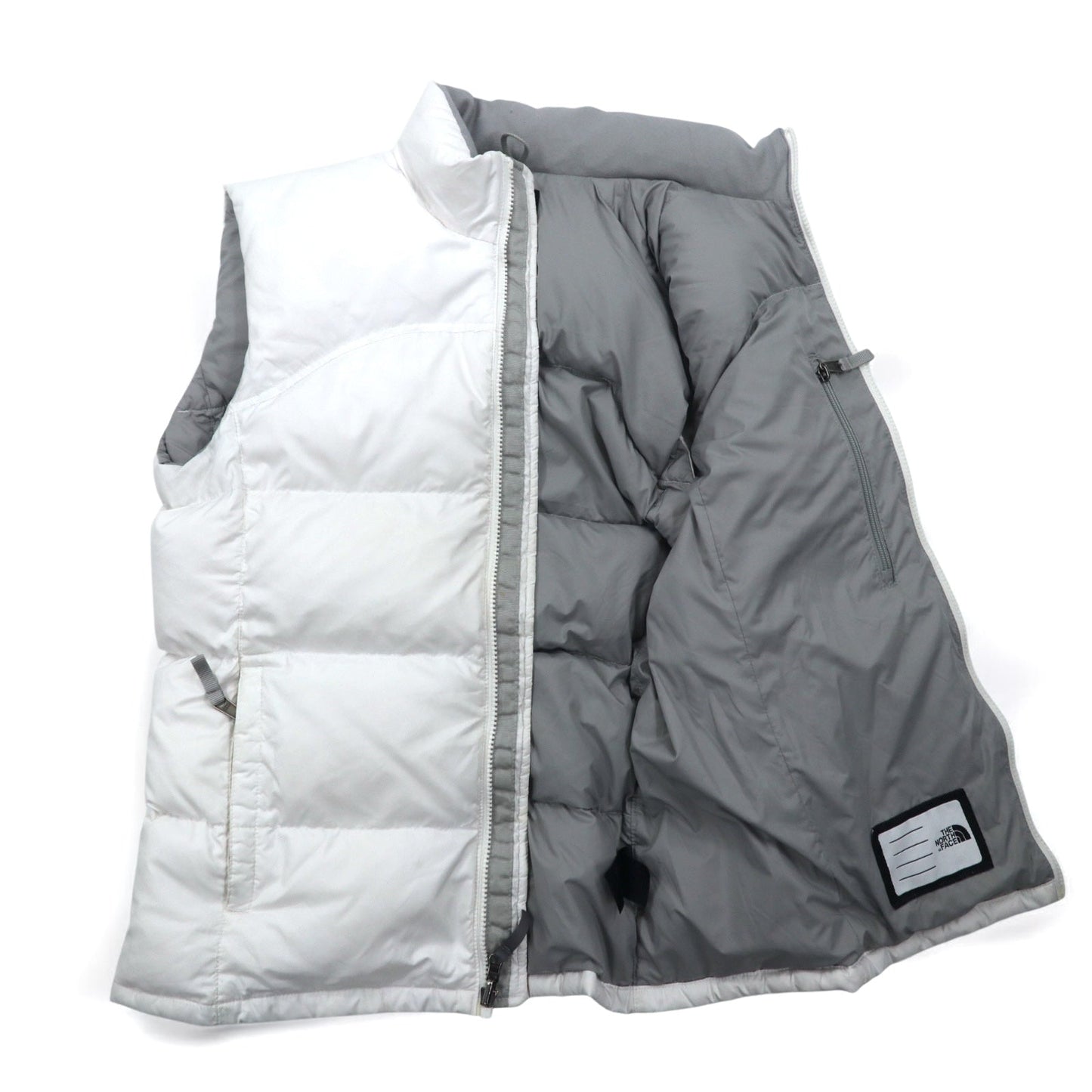 THE NORTH FACE 600フィル ヌプシ NUPTSE ダウンベスト XL ホワイト ポリエステル US規格