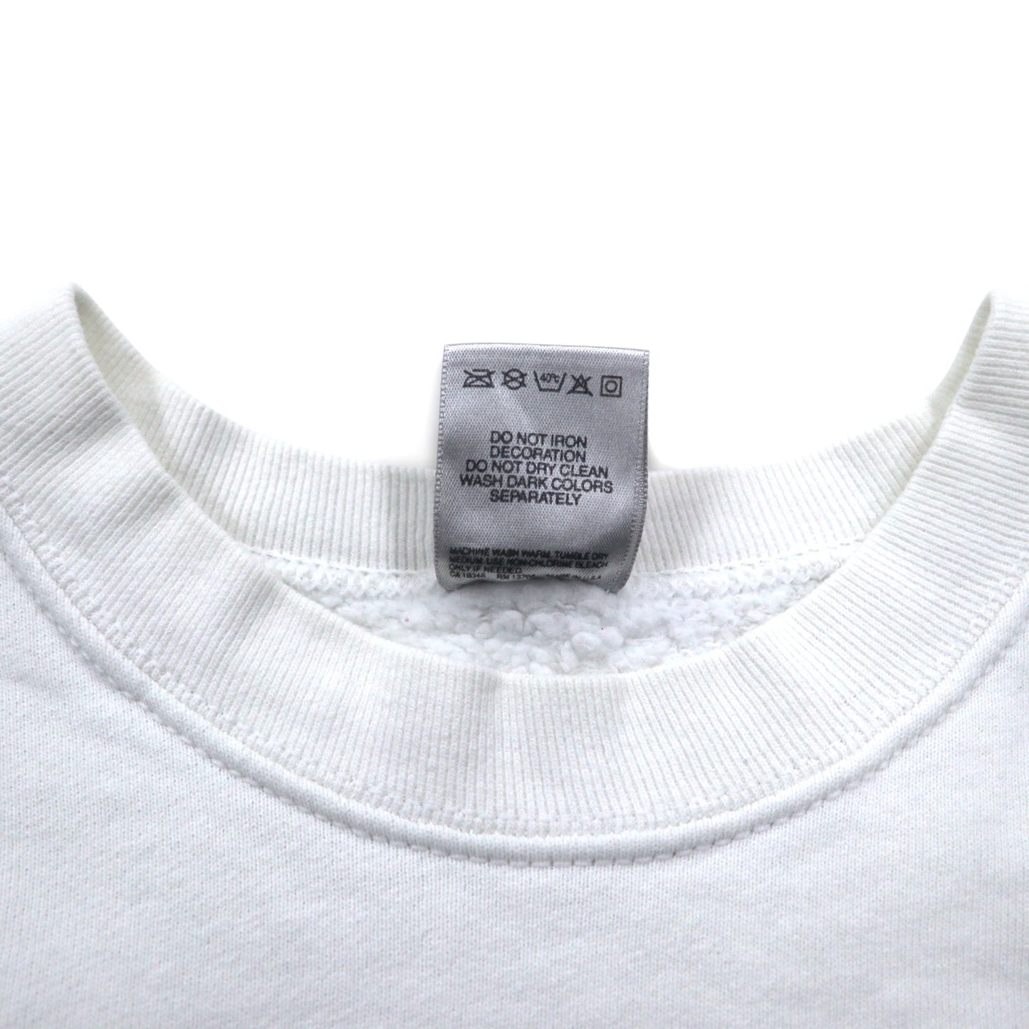 USA製 90年代 FRUIT OF THE LOOM プリント スウェット XXL ホワイト NCAA Wisconsin Platteville Pioneers