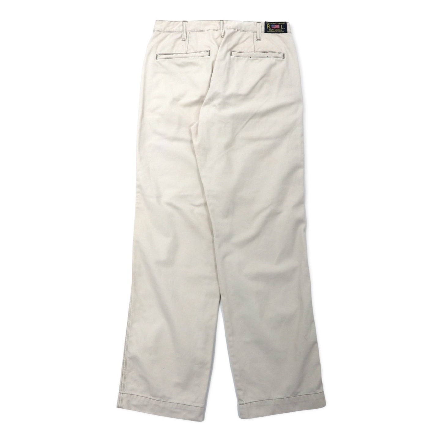 POLO JEANS COMPANY RALPH LAUREN 90年代 チノパンツ 78-94 ベージュ コットン