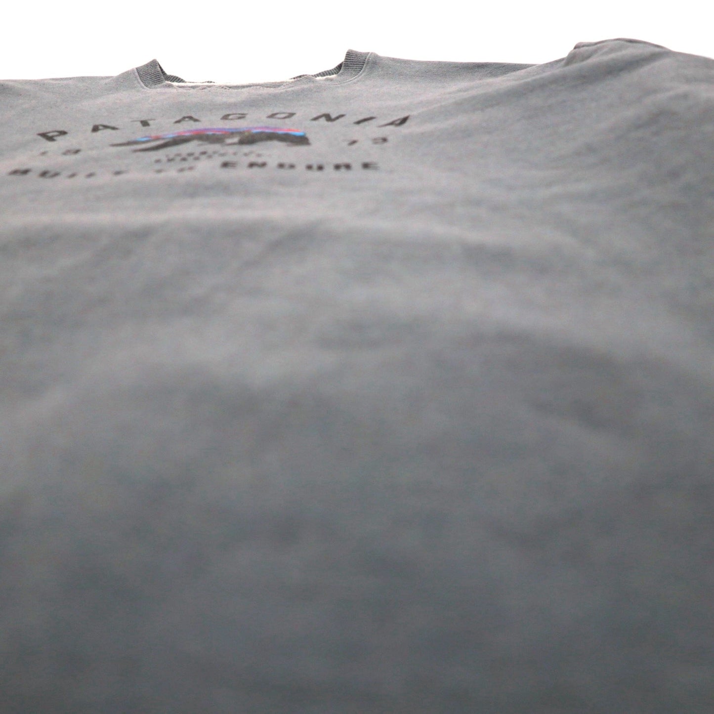 patagonia ベア プリント クルー スウェットシャツ 2XL ブルー 裏起毛 39544