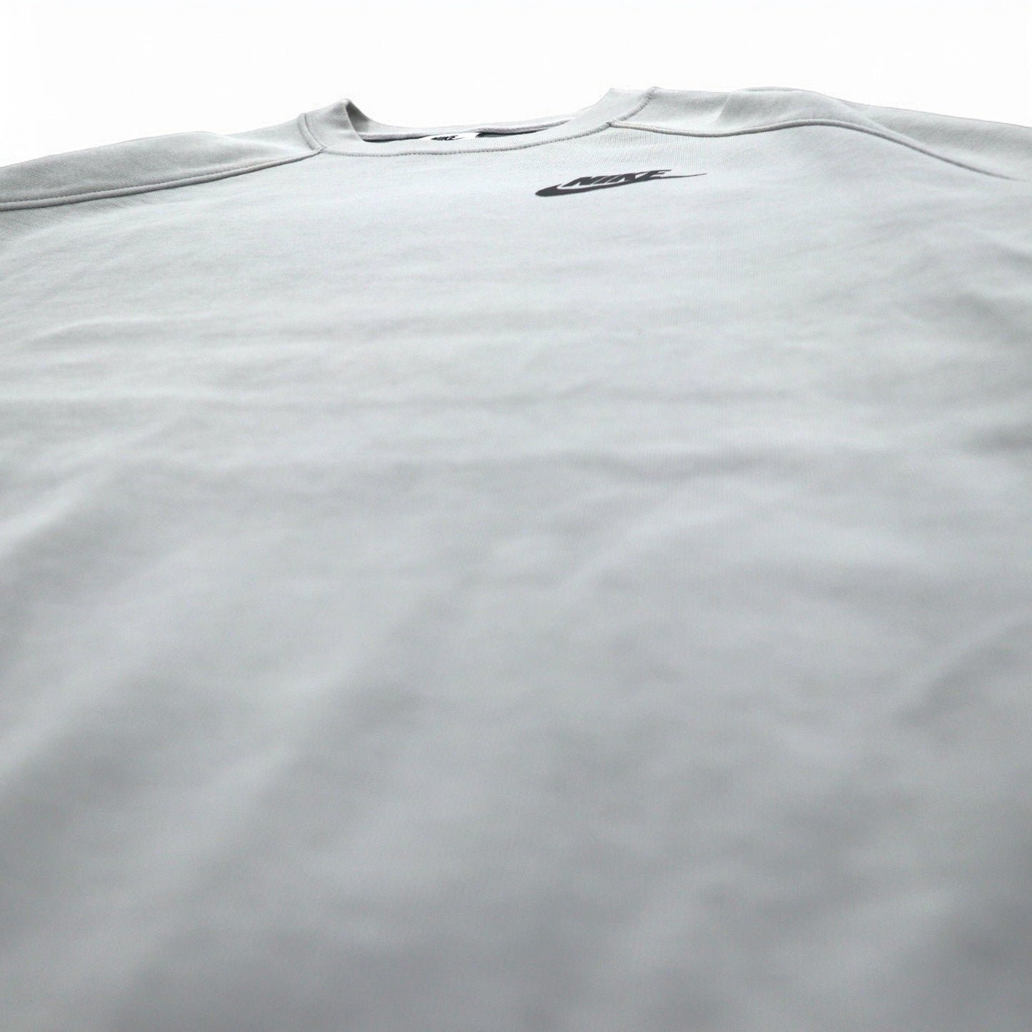 NIKE スウェット NSW TE フリース L/S クルー S グレー コットン スウォッシュ DD5258077