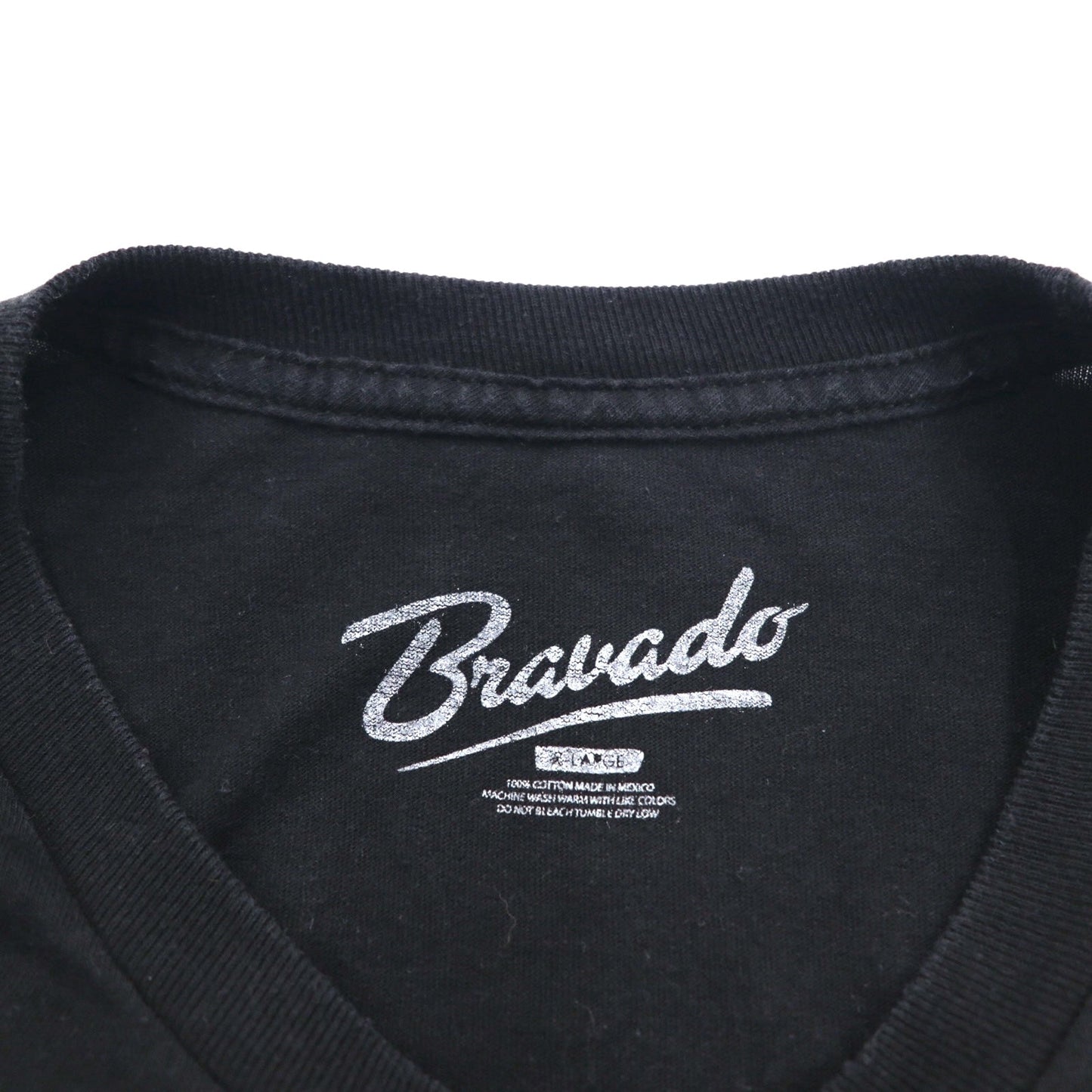 GUNS N' ROSES ガンズアンドローゼズ ロック バンド Tシャツ バンT XL ブラック スカル Bravado メキシコ製