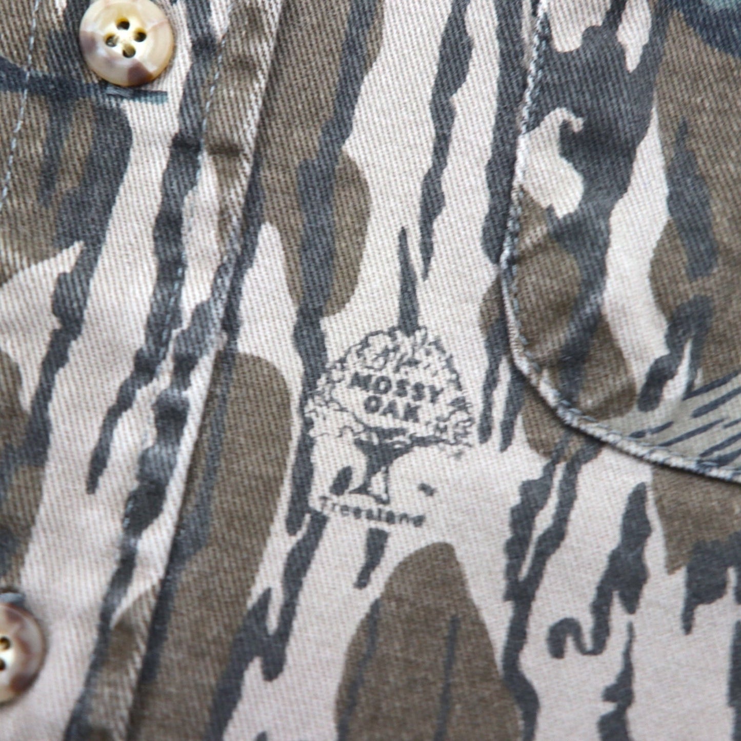carhartt 90年代 ツリーカモ ボタンダウン ワークシャツ XL カーキ MOSSY OAK カモ rugged outdoor wear