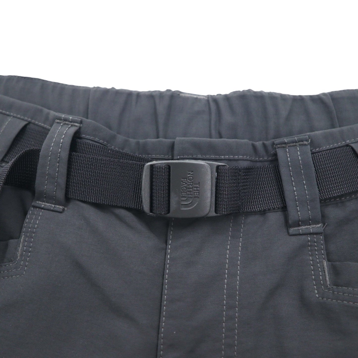 THE NORTH FACE コンバーチブル 2WAY ワイド カーゴパンツ ショートパンツ M グレー ナイロン US規格 Paramount Peak Ⅱ A4J0