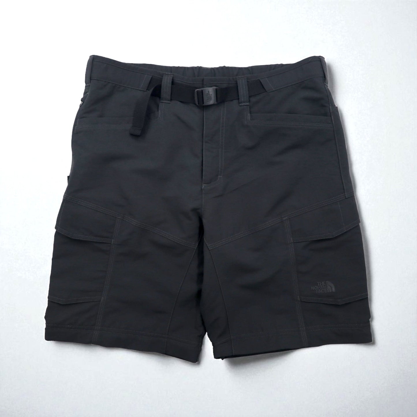 THE NORTH FACE コンバーチブル 2WAY ワイド カーゴパンツ ショートパンツ M グレー ナイロン US規格 Paramount Peak Ⅱ A4J0
