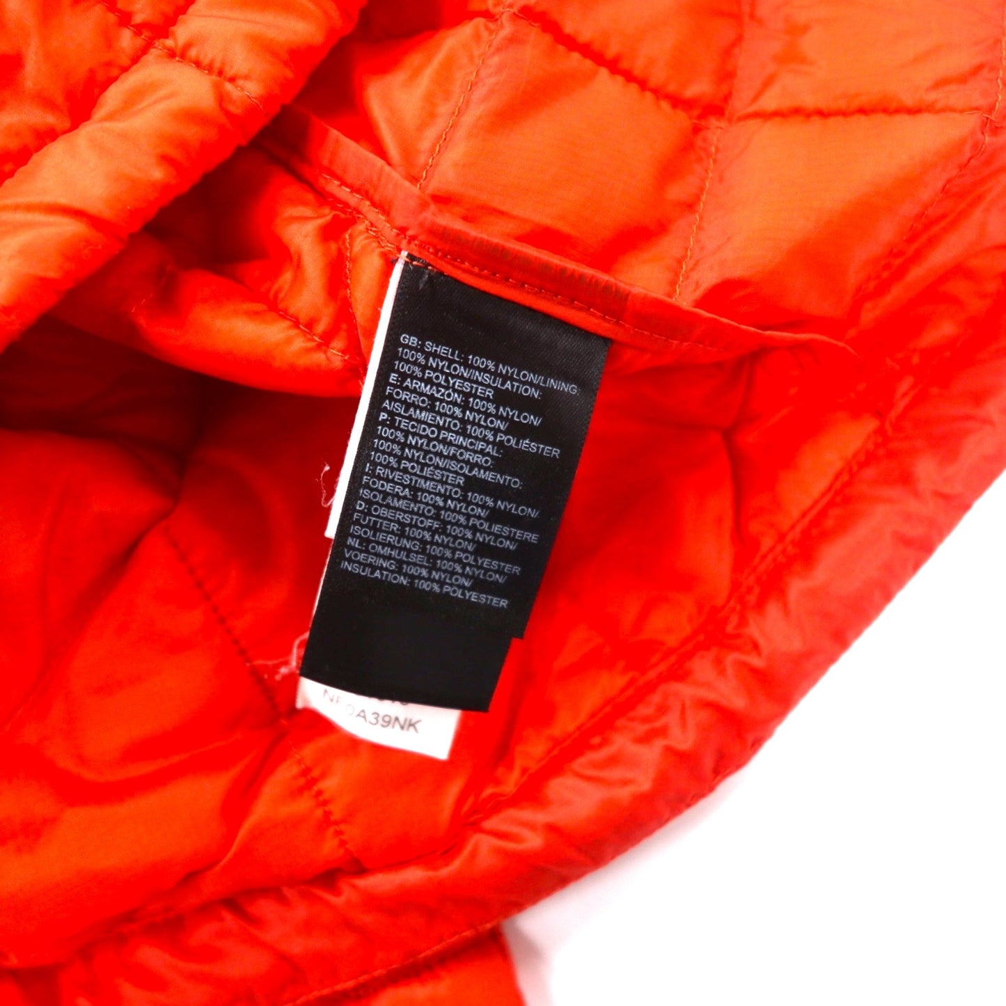 THE NORTH FACE サーモボールジャケット 中綿 XL オレンジ ナイロン THERMOBALL US規格