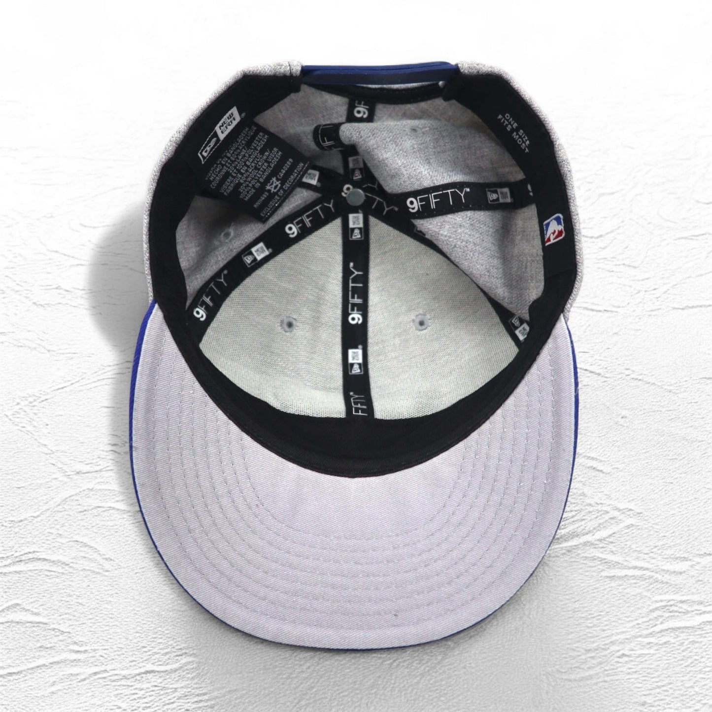 NEW ERA バイカラー スナップバック ベースボールキャップ FREE グレー ブルー NBA PHILADELPHIA 76ERS