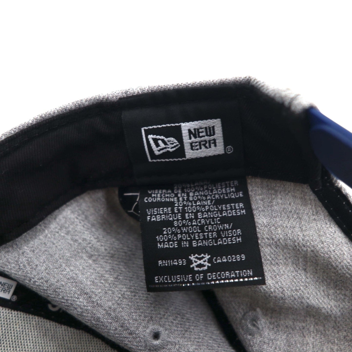 NEW ERA バイカラー スナップバック ベースボールキャップ FREE グレー ブルー NBA PHILADELPHIA 76ERS