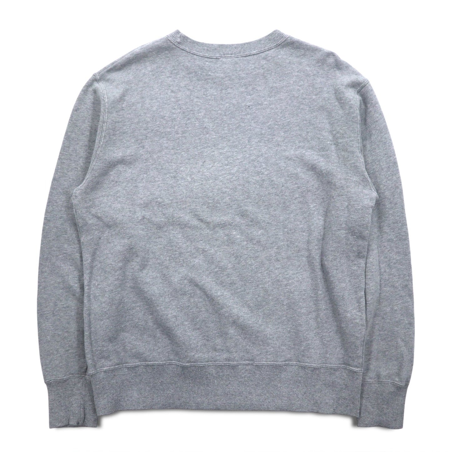 Champion ベーシック クルーネック スウェット L グレー コットン スクリプトロゴ C3-H004