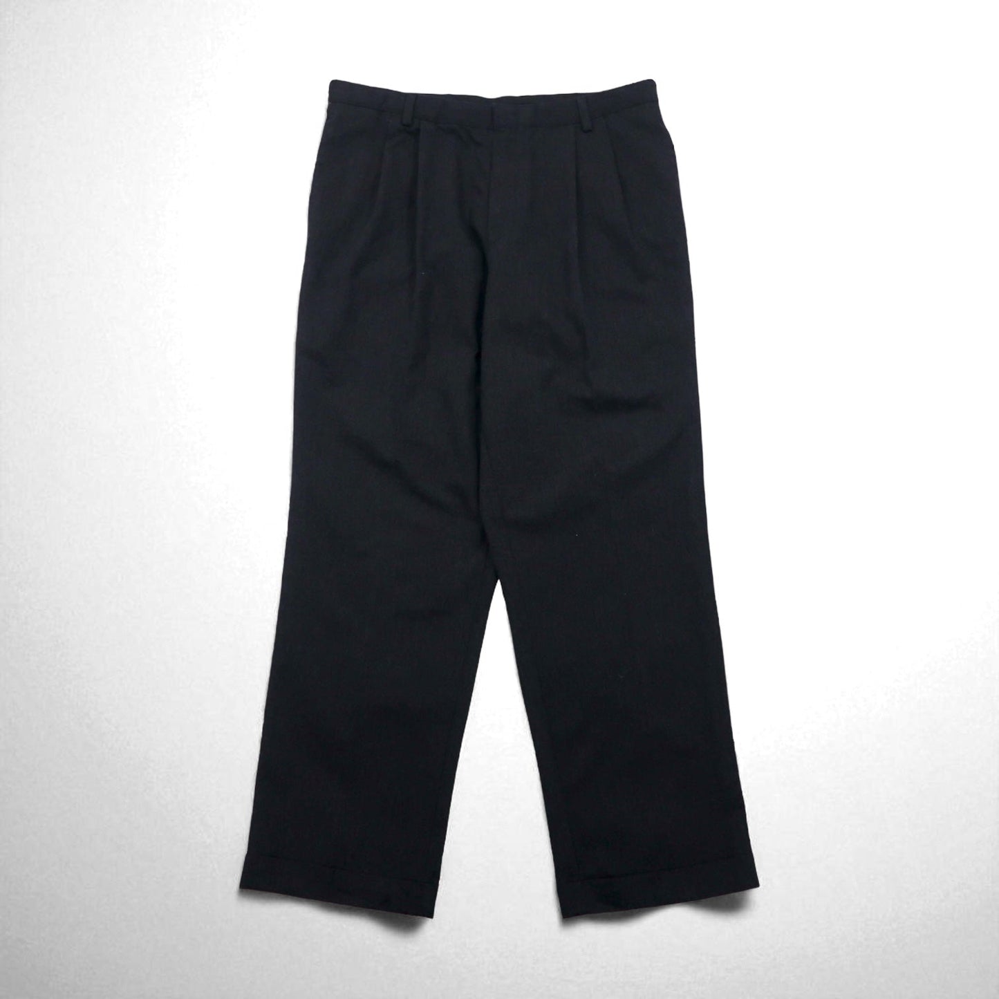 DOCKERS ( Levi's ) 00年代 STAIN DEFFENDER 2タック ワイド スラックスパンツ L グレー