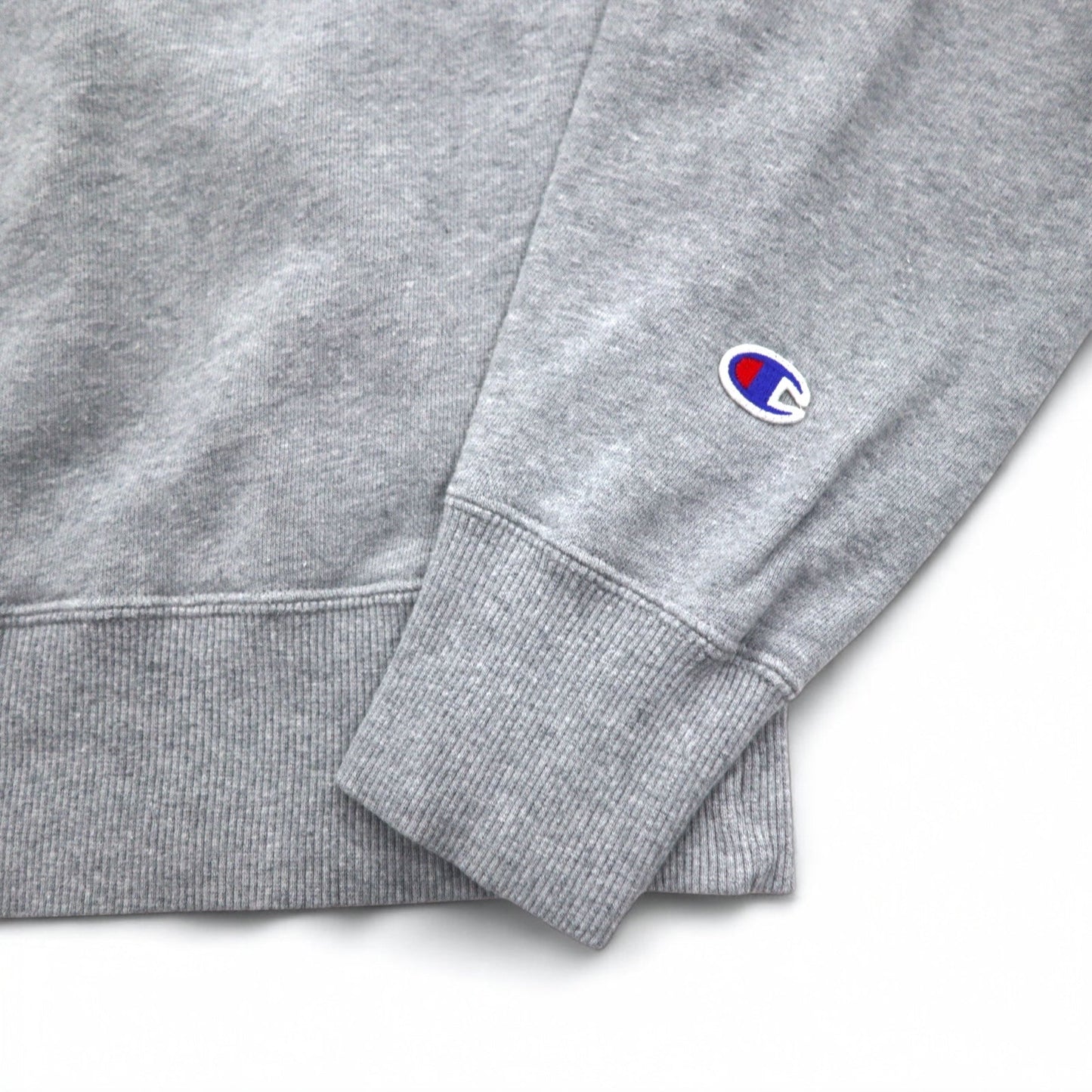 Champion ベーシック クルーネック スウェット L グレー コットン スクリプトロゴ C3-H004