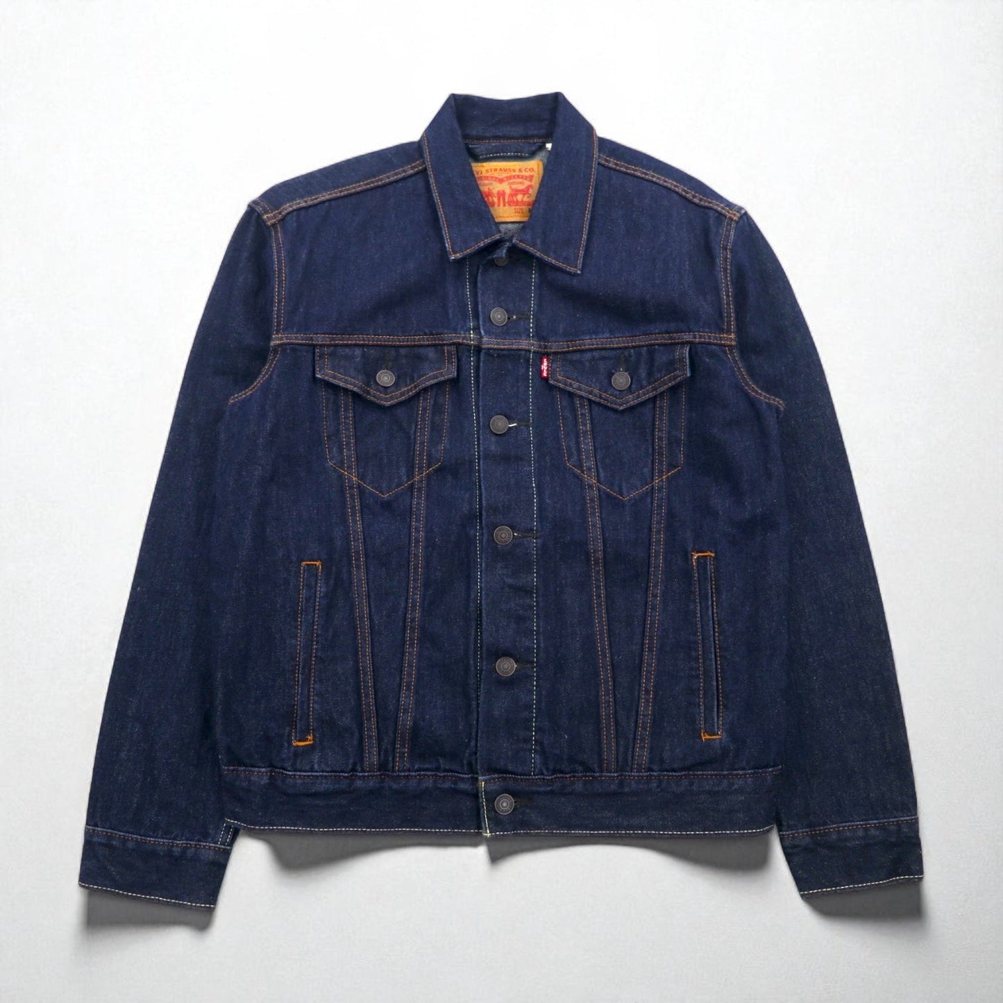 Levi's デニム トラッカージャケット 3rdタイプ Gジャン M インディゴ ブルー 72334-0134