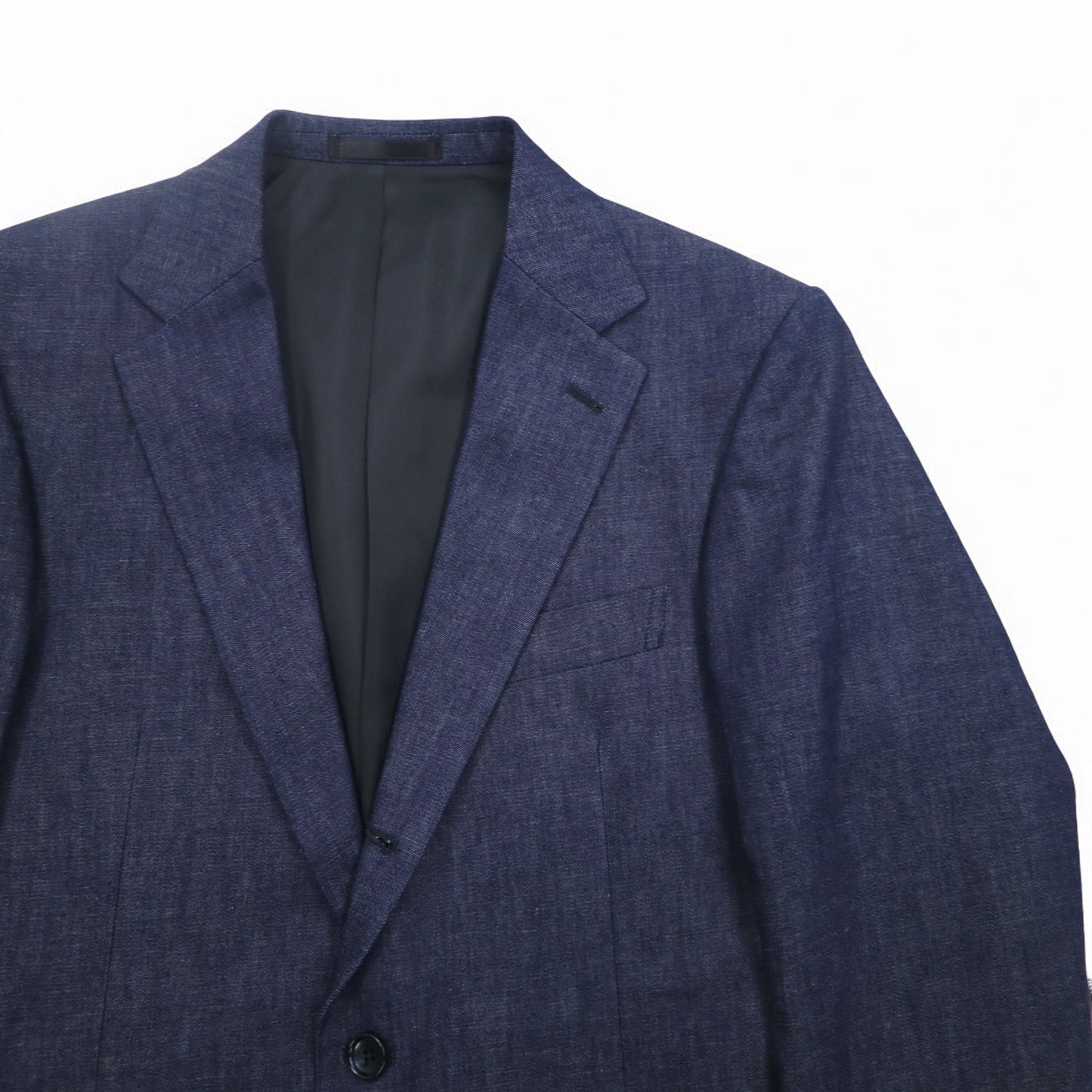 FABRIC TOKYO デニム 3B スーツ セットアップ L インディゴ ブルー コットン 日本製