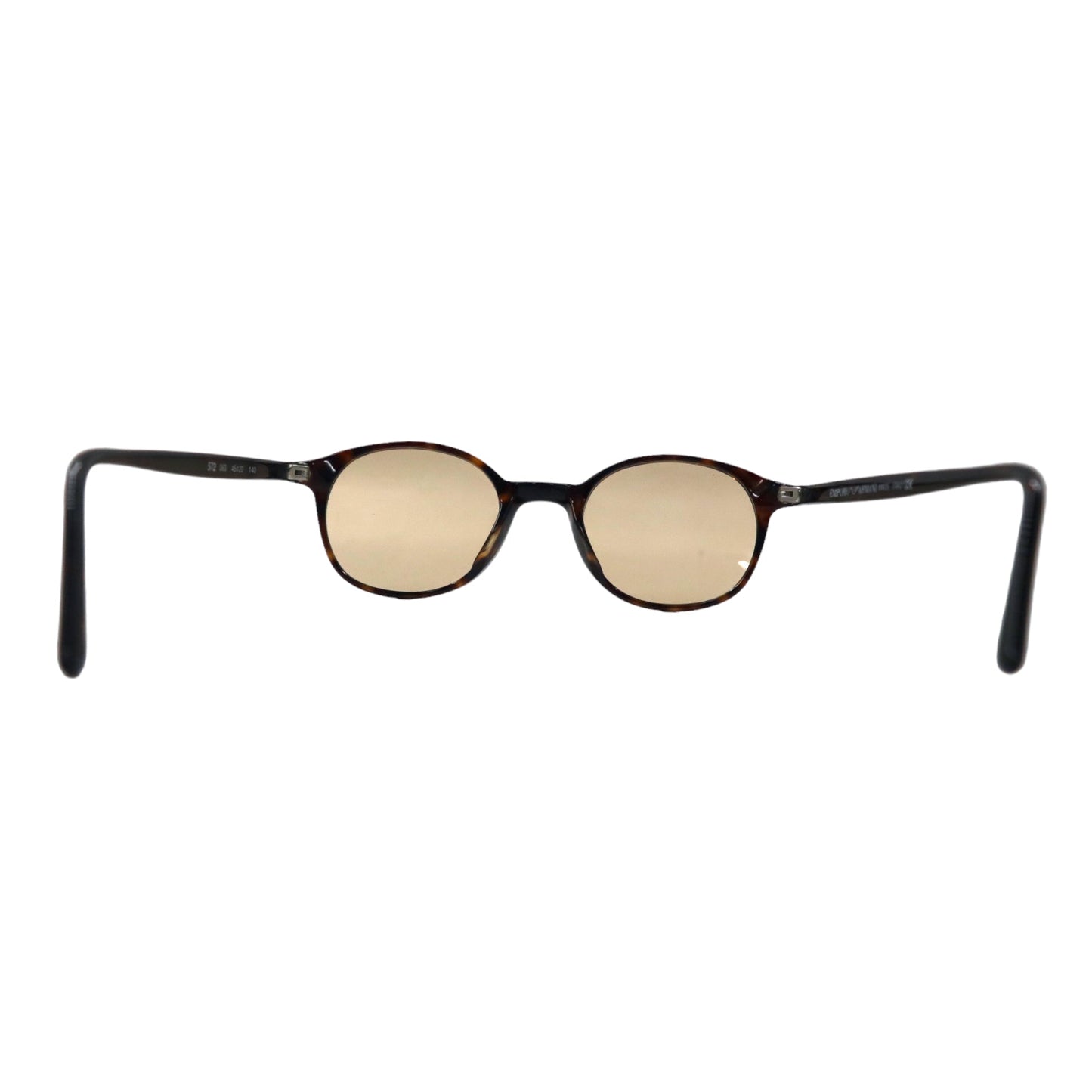 EMPORIO ARMANI サングラス ボストン カラーレンズ ベッコウ 572 063 45-20 140 イタリア製
