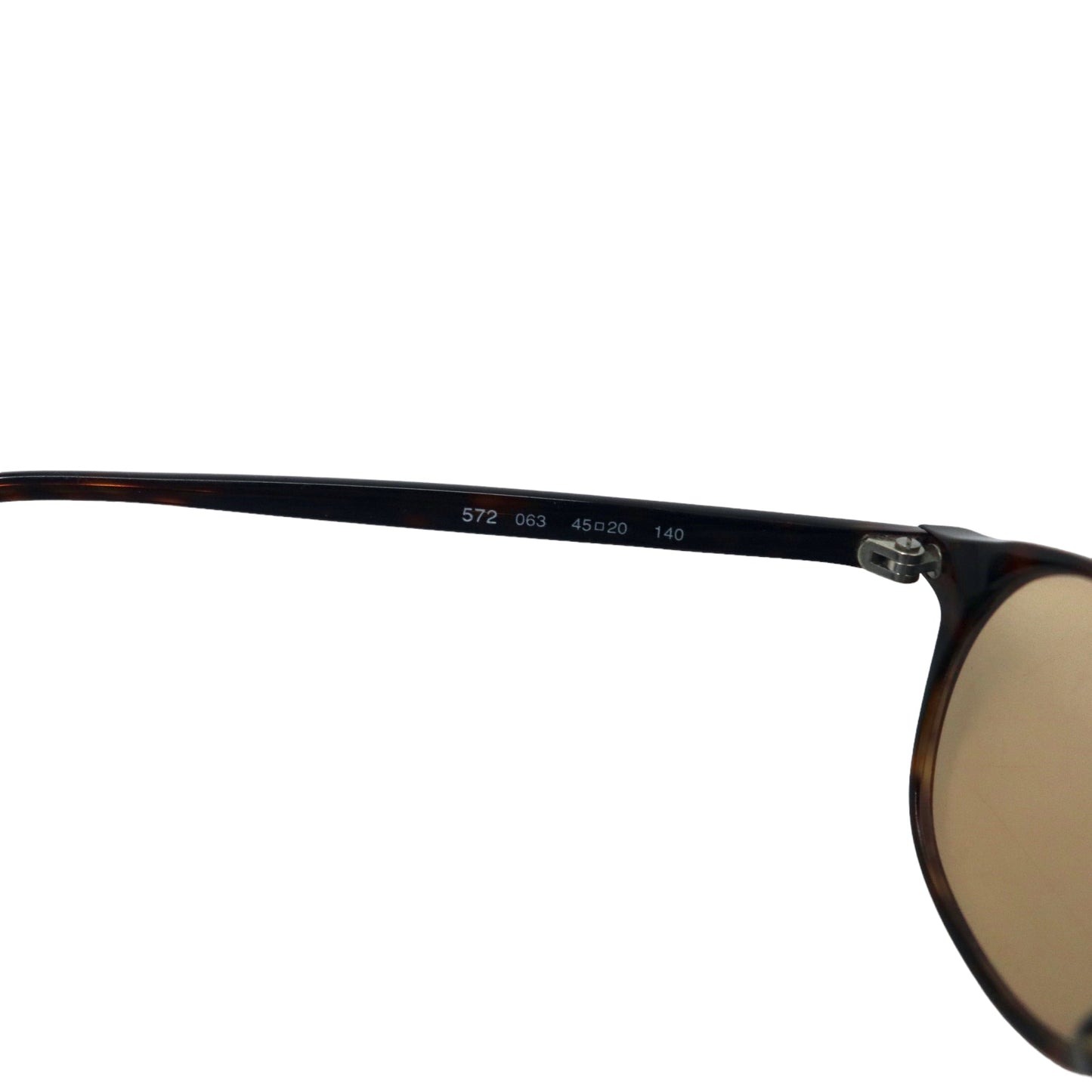 EMPORIO ARMANI サングラス ボストン カラーレンズ ベッコウ 572 063 45-20 140 イタリア製