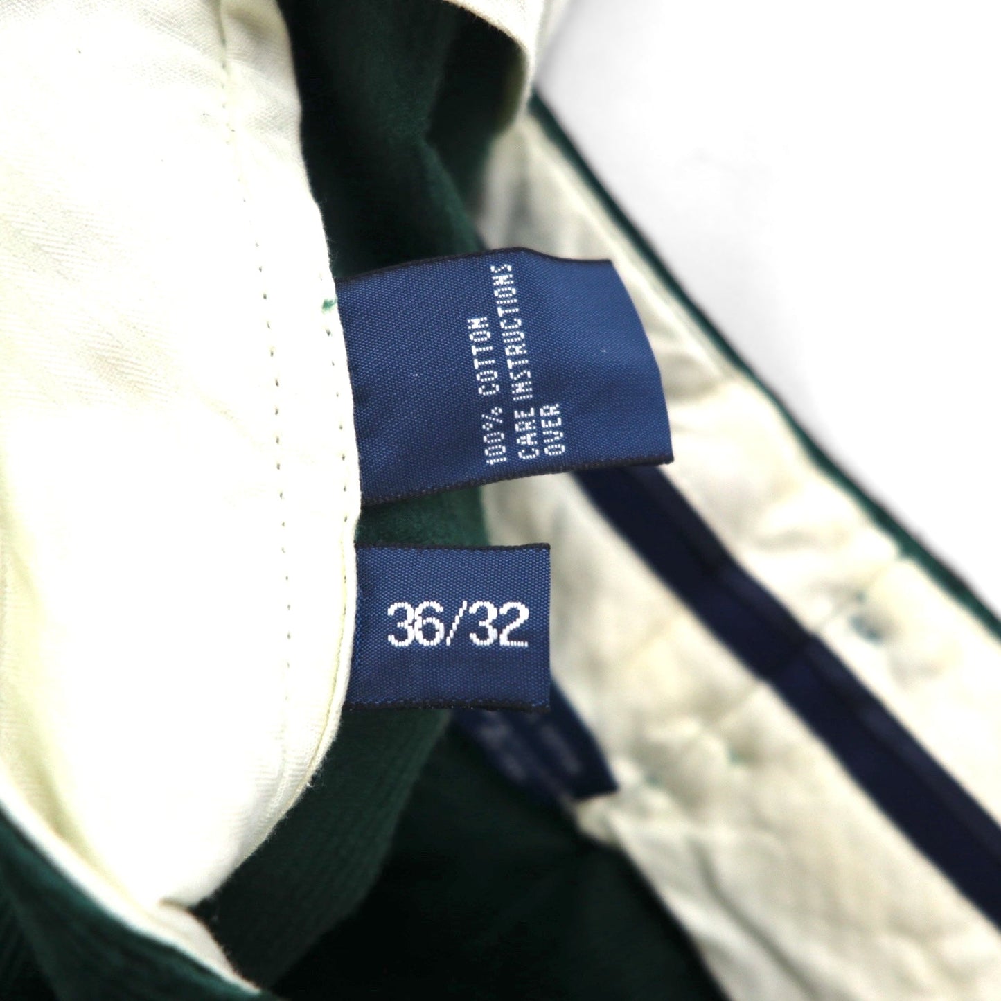 Polo by Ralph Lauren 90年代 コーデュロイパンツ スラックス L グリーン コットン