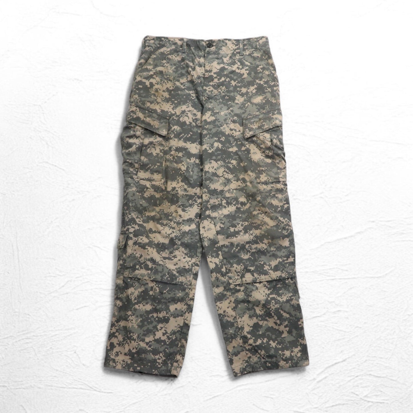 US ARMY 米軍 WOOLRICH INC. 00年代 ミリタリー デジカモ カーゴパンツ M カーキ 8415-01-519-8429