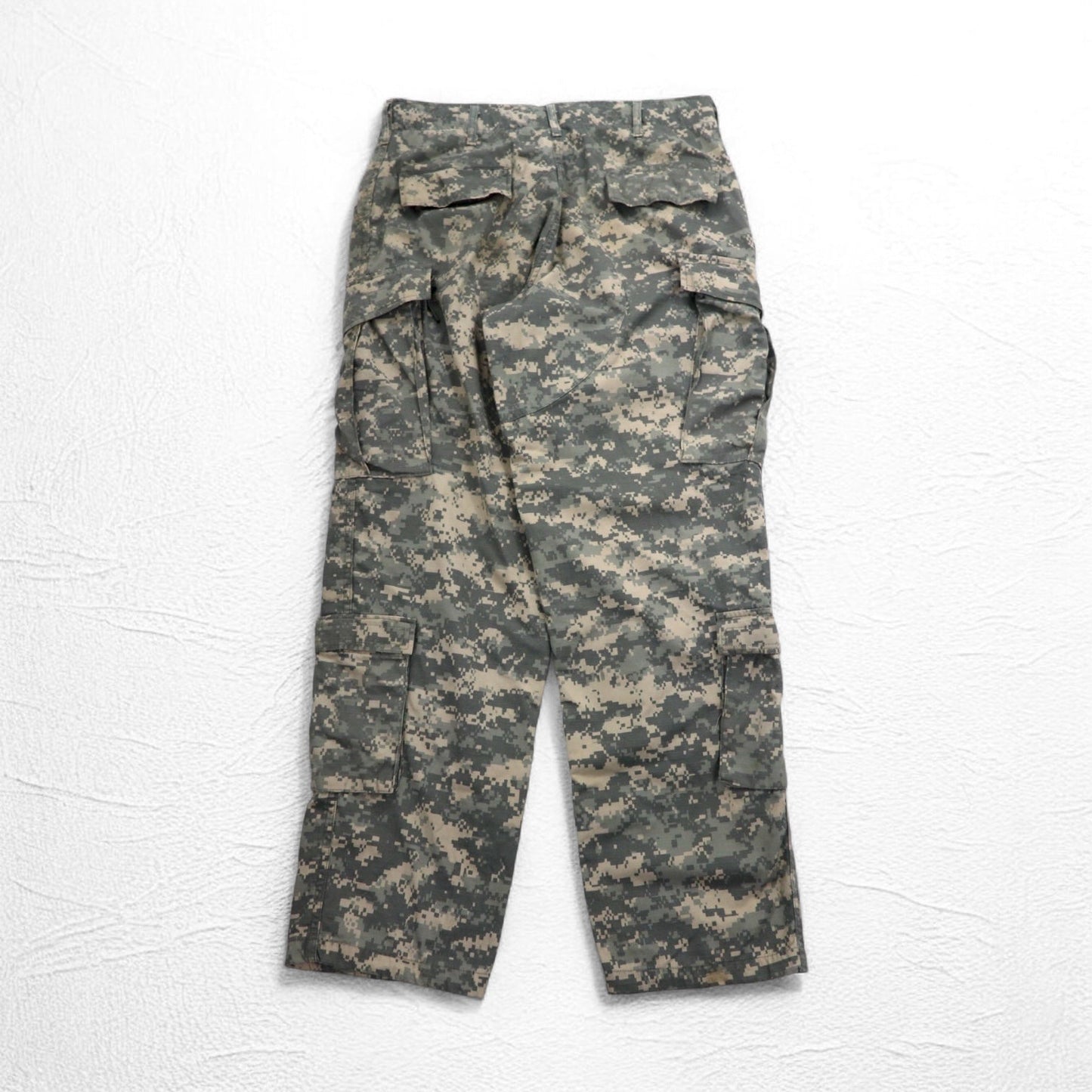 US ARMY 米軍 WOOLRICH INC. 00年代 ミリタリー デジカモ カーゴパンツ M カーキ 8415-01-519-8429