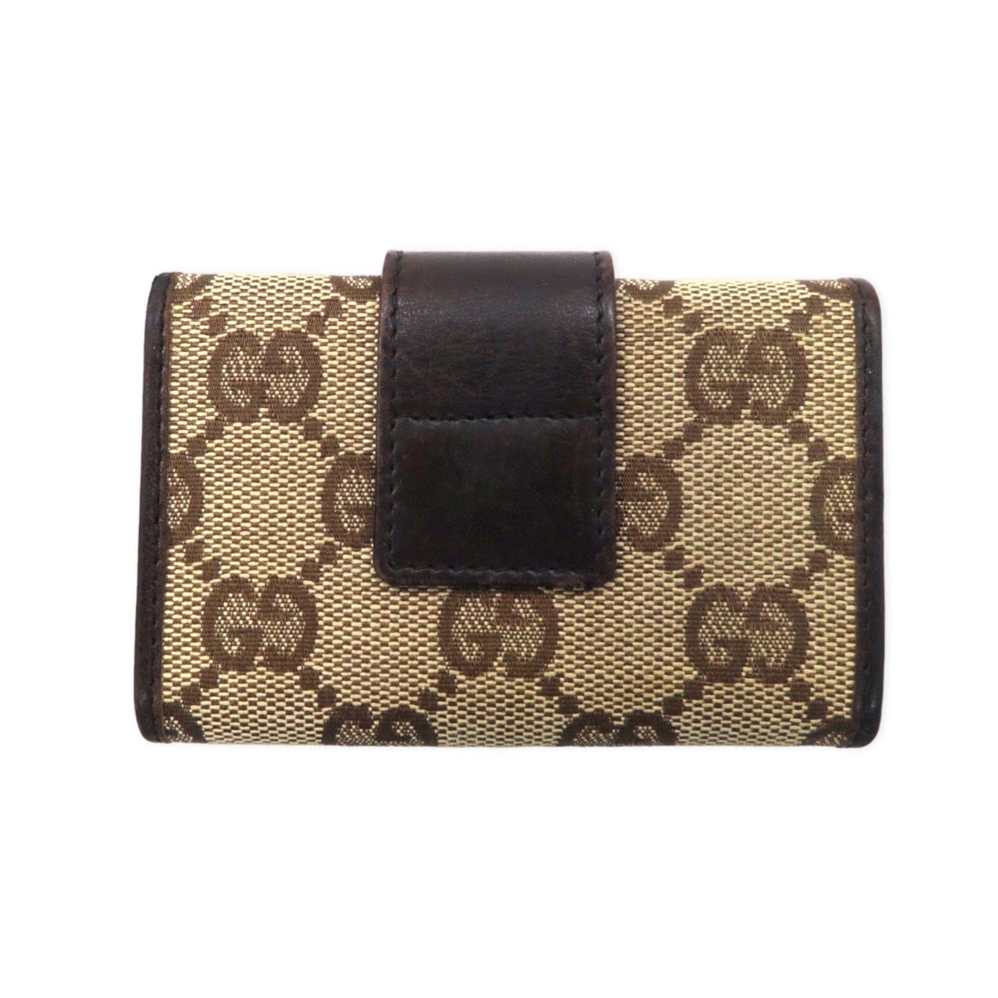 GUCCI 6連キーケース GGキャンバス ベージュ キャンバス レザー 74212 1502 イタリア製